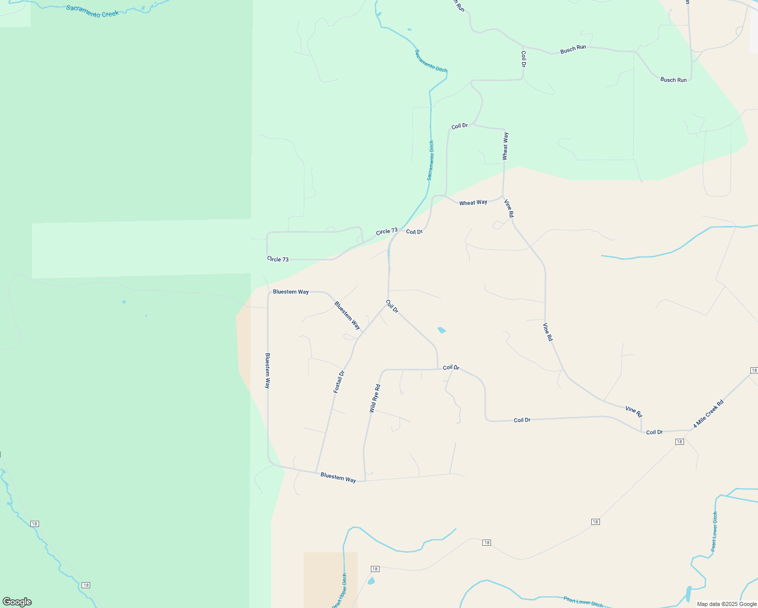 map of restaurants, bars, coffee shops, grocery stores, and more near 25 Foxtail Drive in Fairplay
