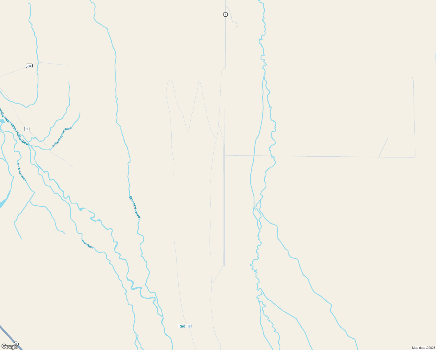 map of restaurants, bars, coffee shops, grocery stores, and more near 3459 Redhill Road in Fairplay