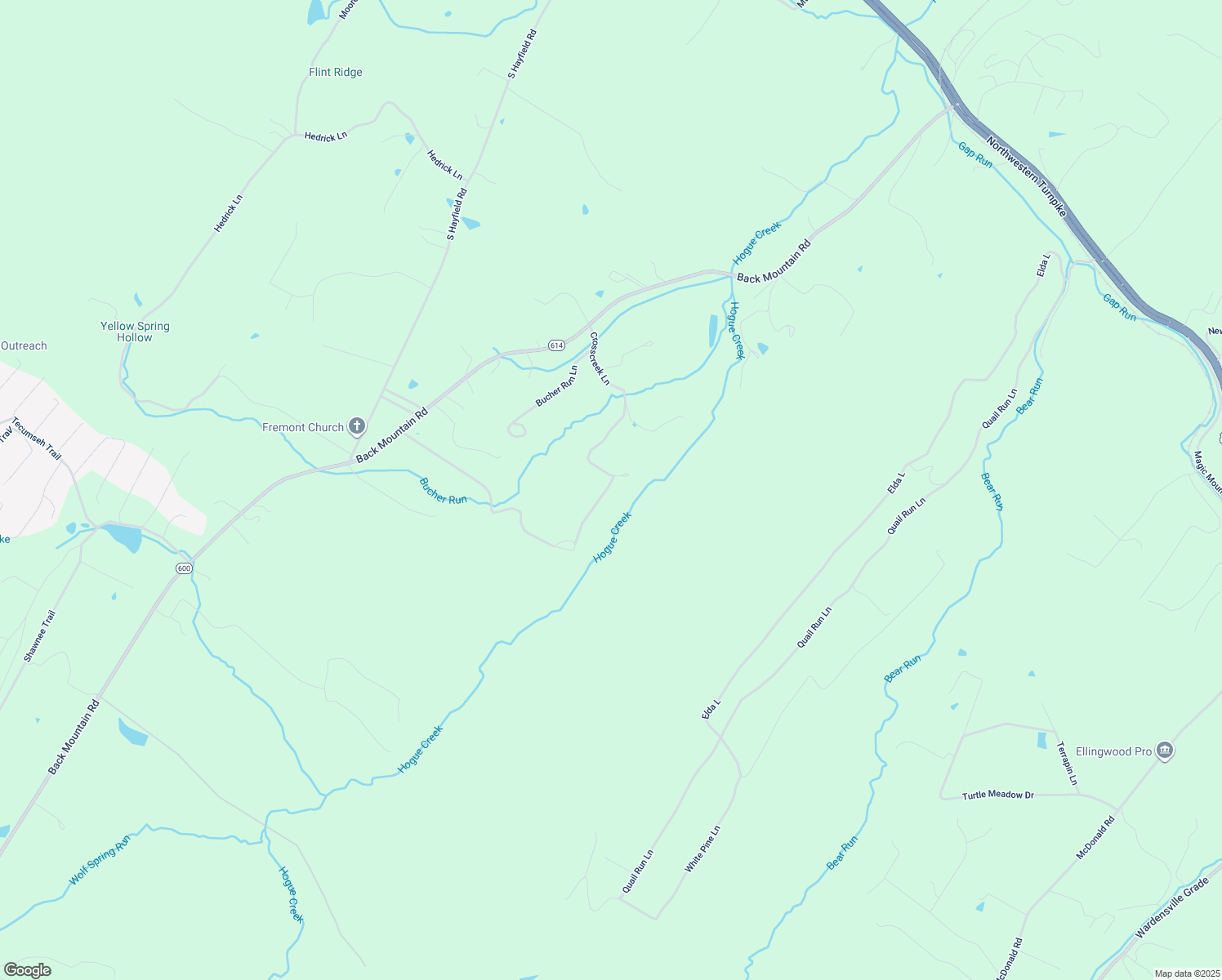 map of restaurants, bars, coffee shops, grocery stores, and more near 324 Crosscreek Lane in Winchester