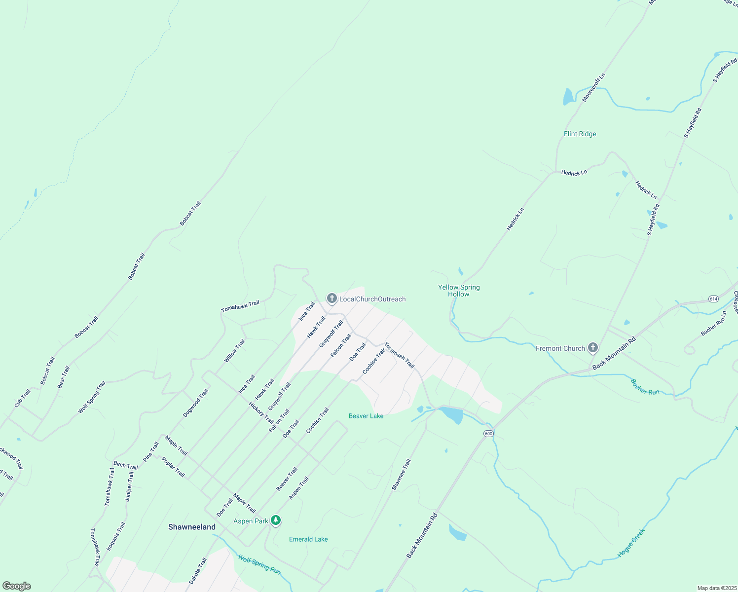 map of restaurants, bars, coffee shops, grocery stores, and more near 118 Gilmore Trail in Winchester