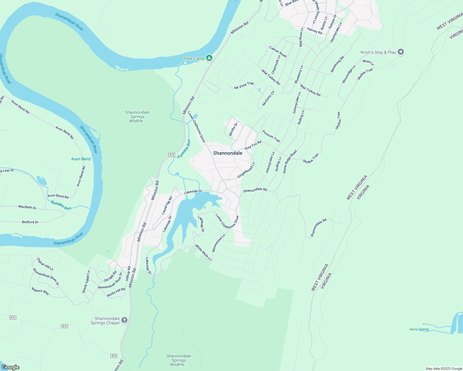 map of restaurants, bars, coffee shops, grocery stores, and more near 87 Huckleberry Ln in Harpers Ferry
