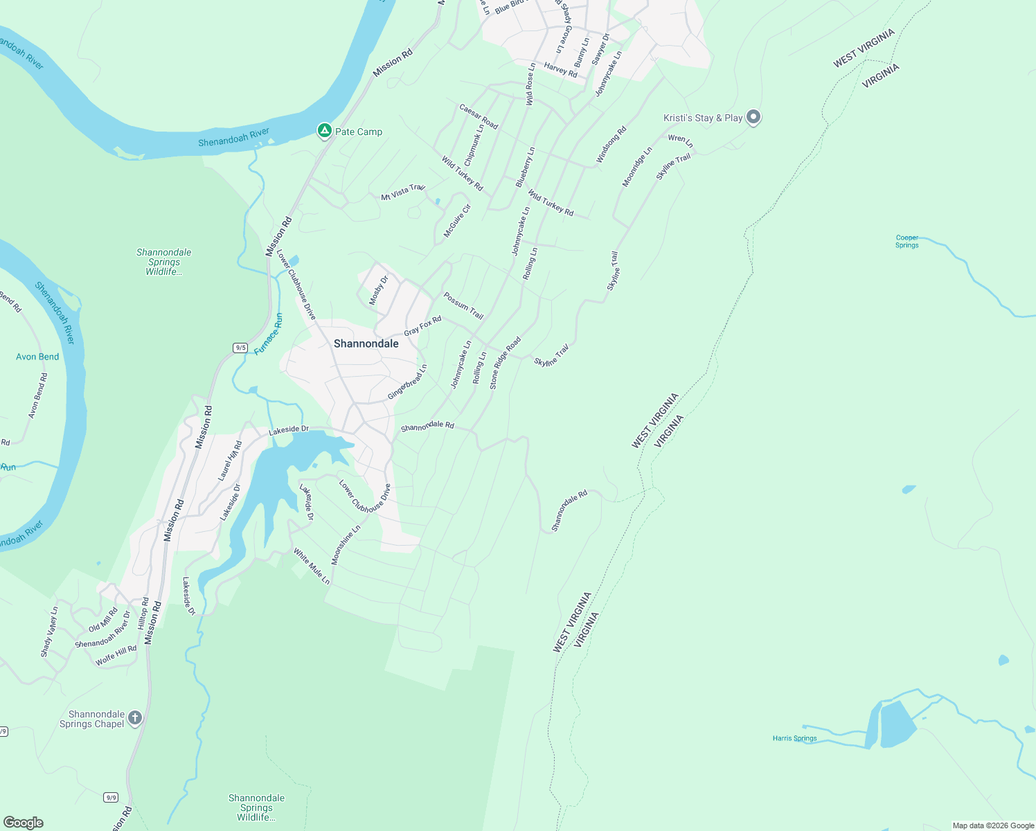 map of restaurants, bars, coffee shops, grocery stores, and more near 776 Valley View Road in Harpers Ferry