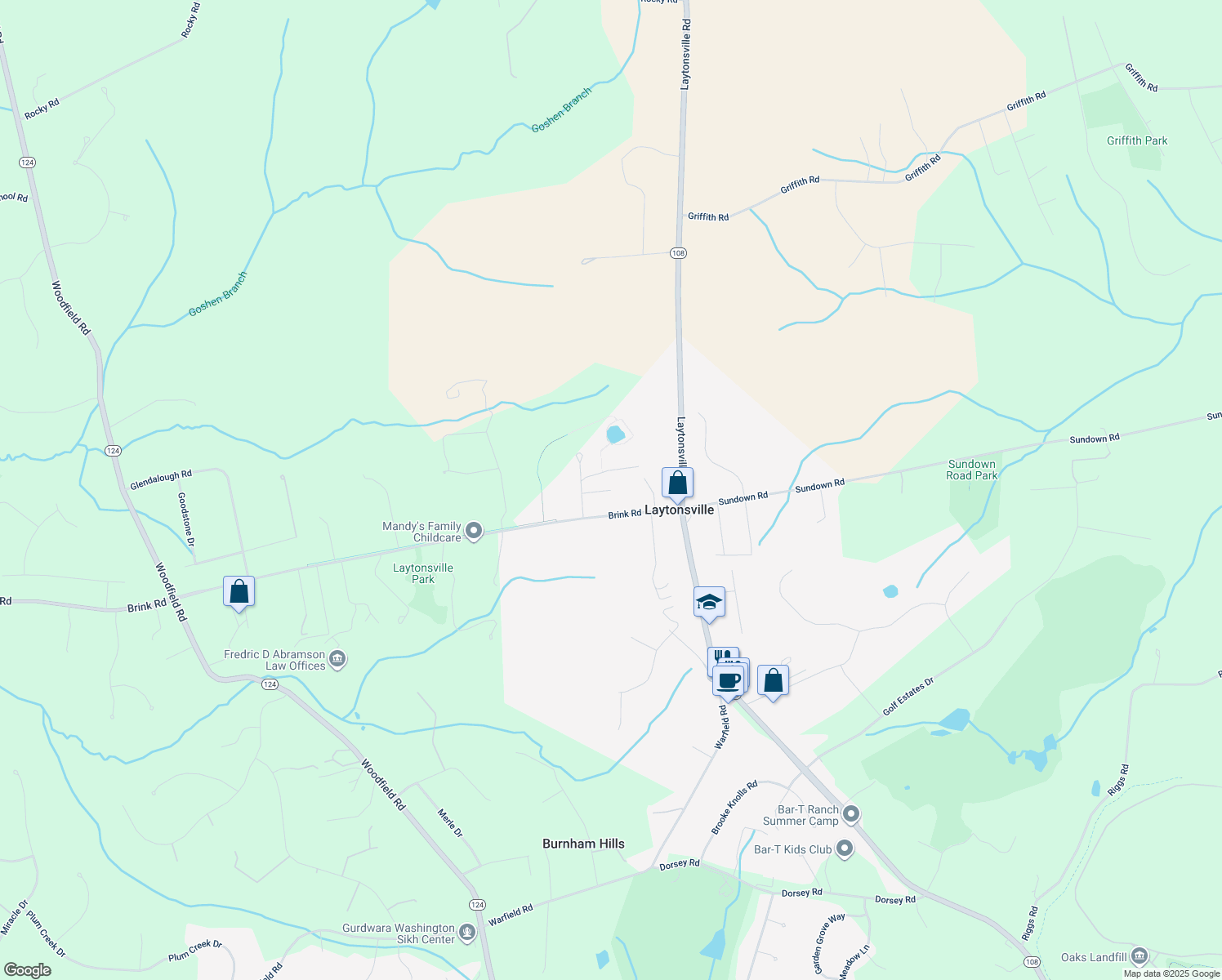 7409 Brink Road, Laytonsville MD Walk Score