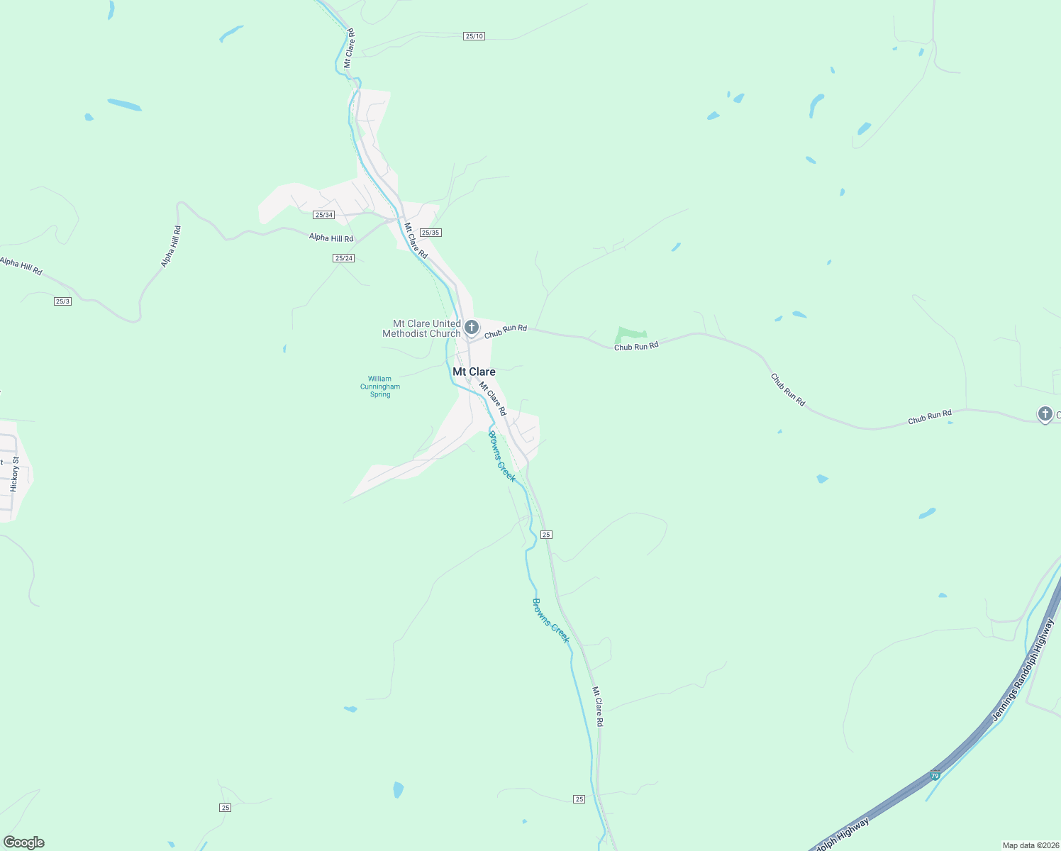 map of restaurants, bars, coffee shops, grocery stores, and more near 43 Hill Top Road in Mount Clare