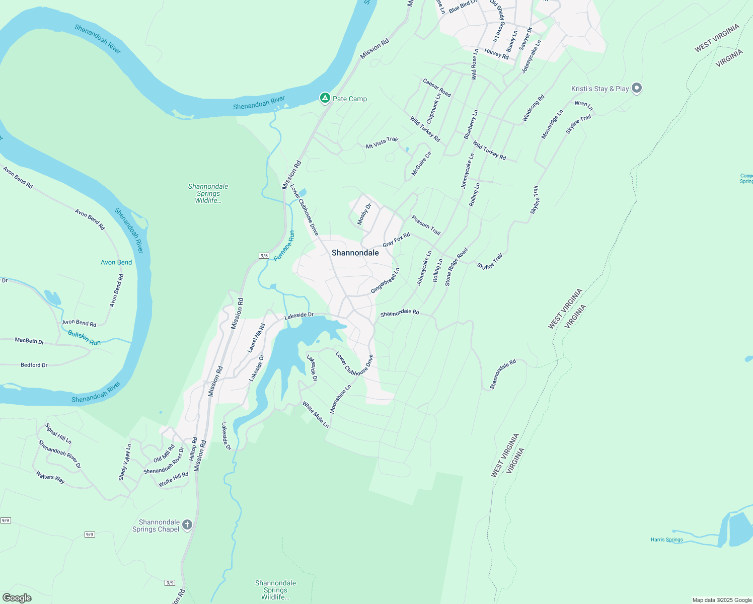 map of restaurants, bars, coffee shops, grocery stores, and more near 169 Huckleberry Ln in Harpers Ferry