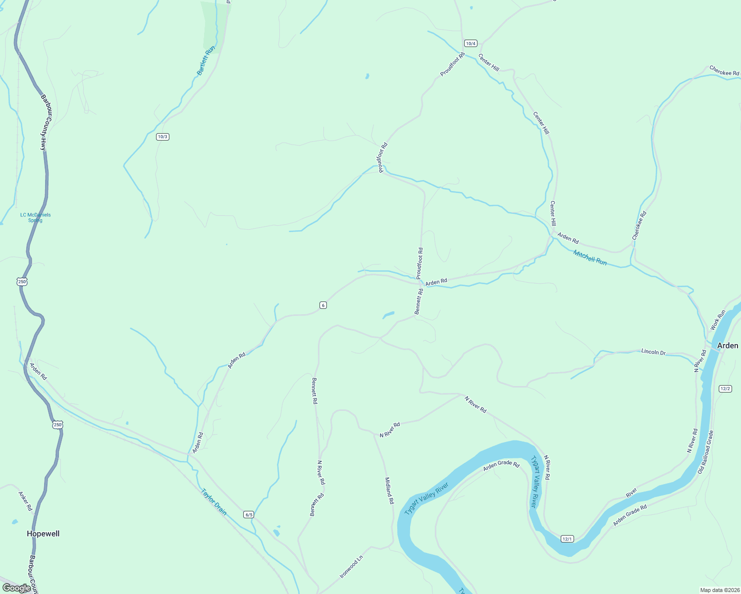 map of restaurants, bars, coffee shops, grocery stores, and more near 2208 Arden in Philippi