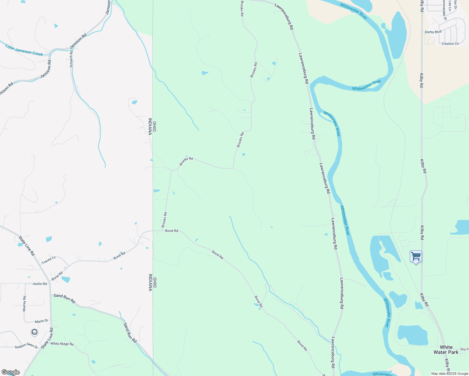 map of restaurants, bars, coffee shops, grocery stores, and more near 6920 Brooks Road in Harrison