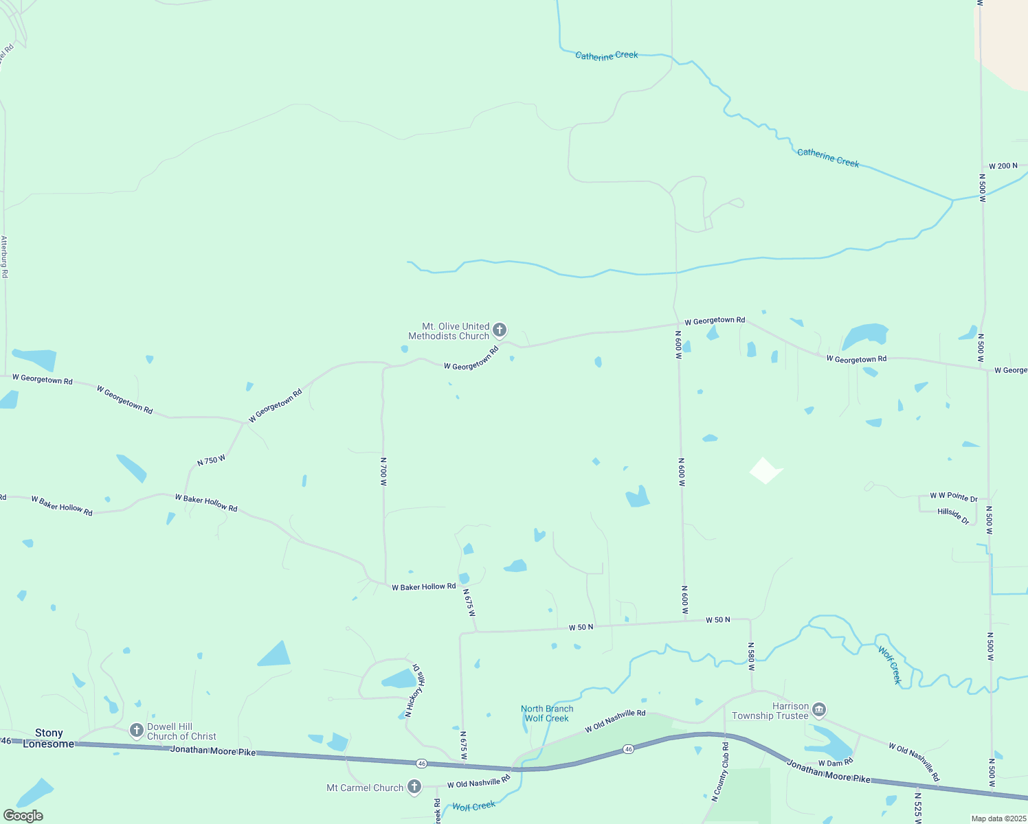 map of restaurants, bars, coffee shops, grocery stores, and more near 10361 West Georgetown Road in Columbus