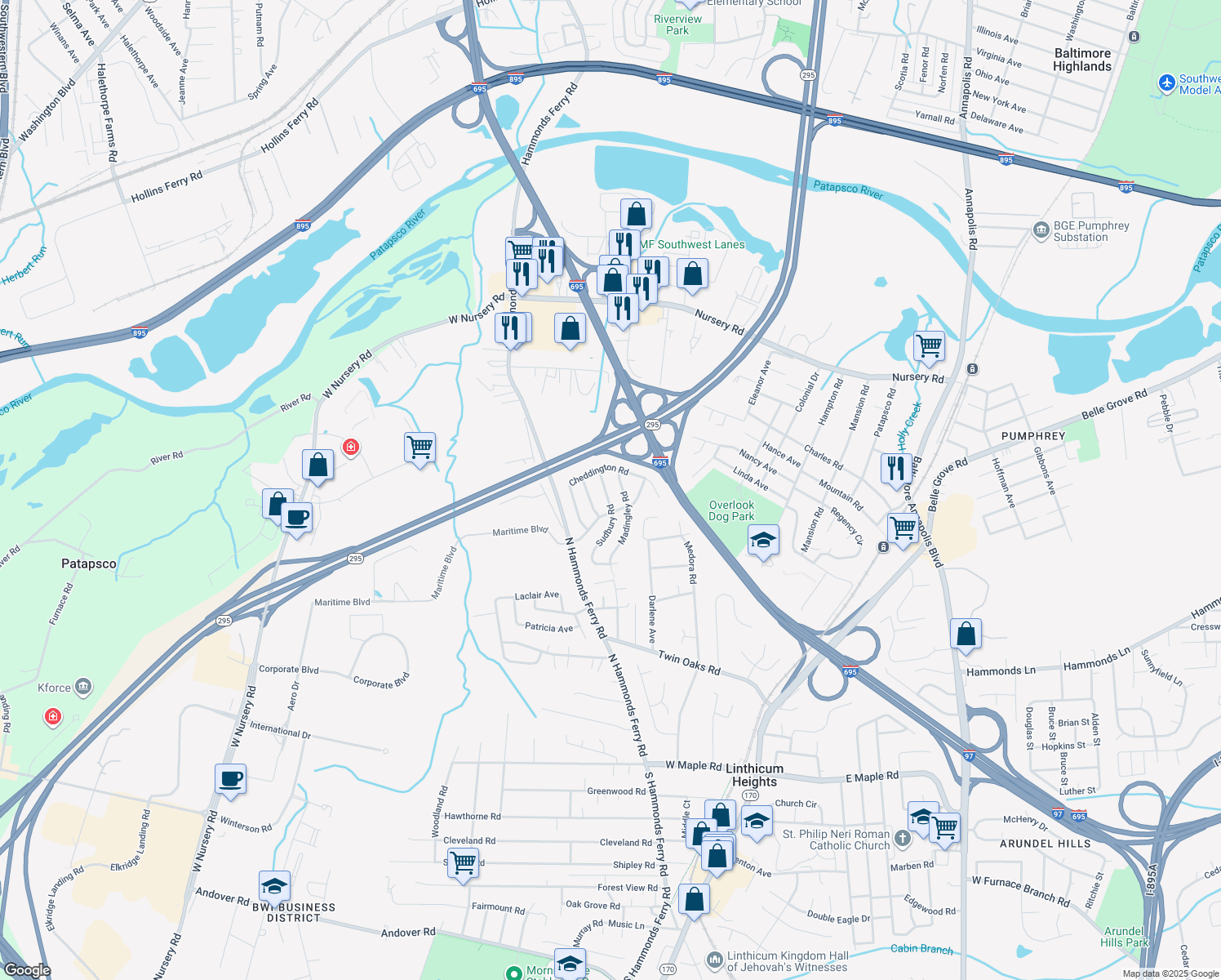 509 Sudbury Road, Linthicum Heights MD Walk Score