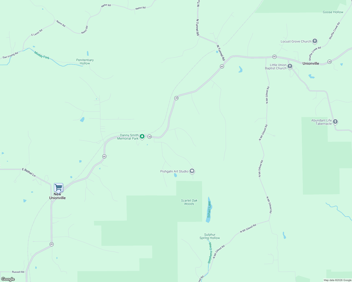 map of restaurants, bars, coffee shops, grocery stores, and more near 4849 North Hite Road in Bloomington