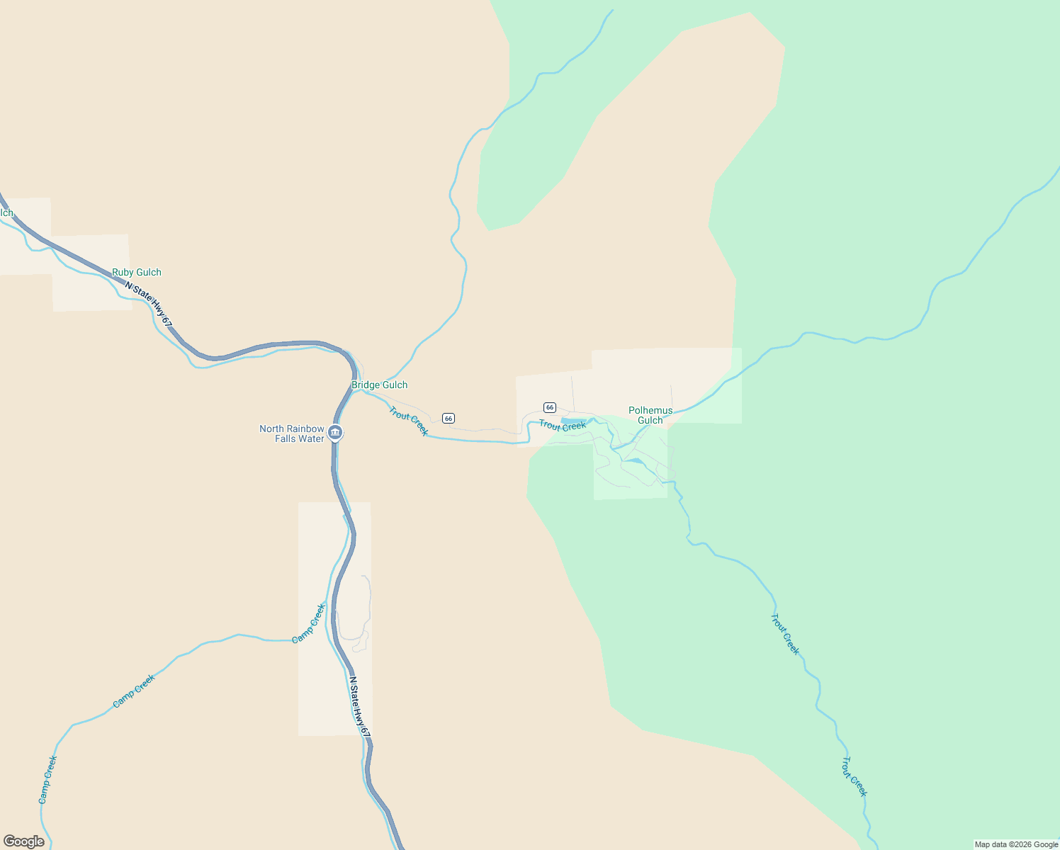 map of restaurants, bars, coffee shops, grocery stores, and more near 15228 Rainbow Drive in Sedalia
