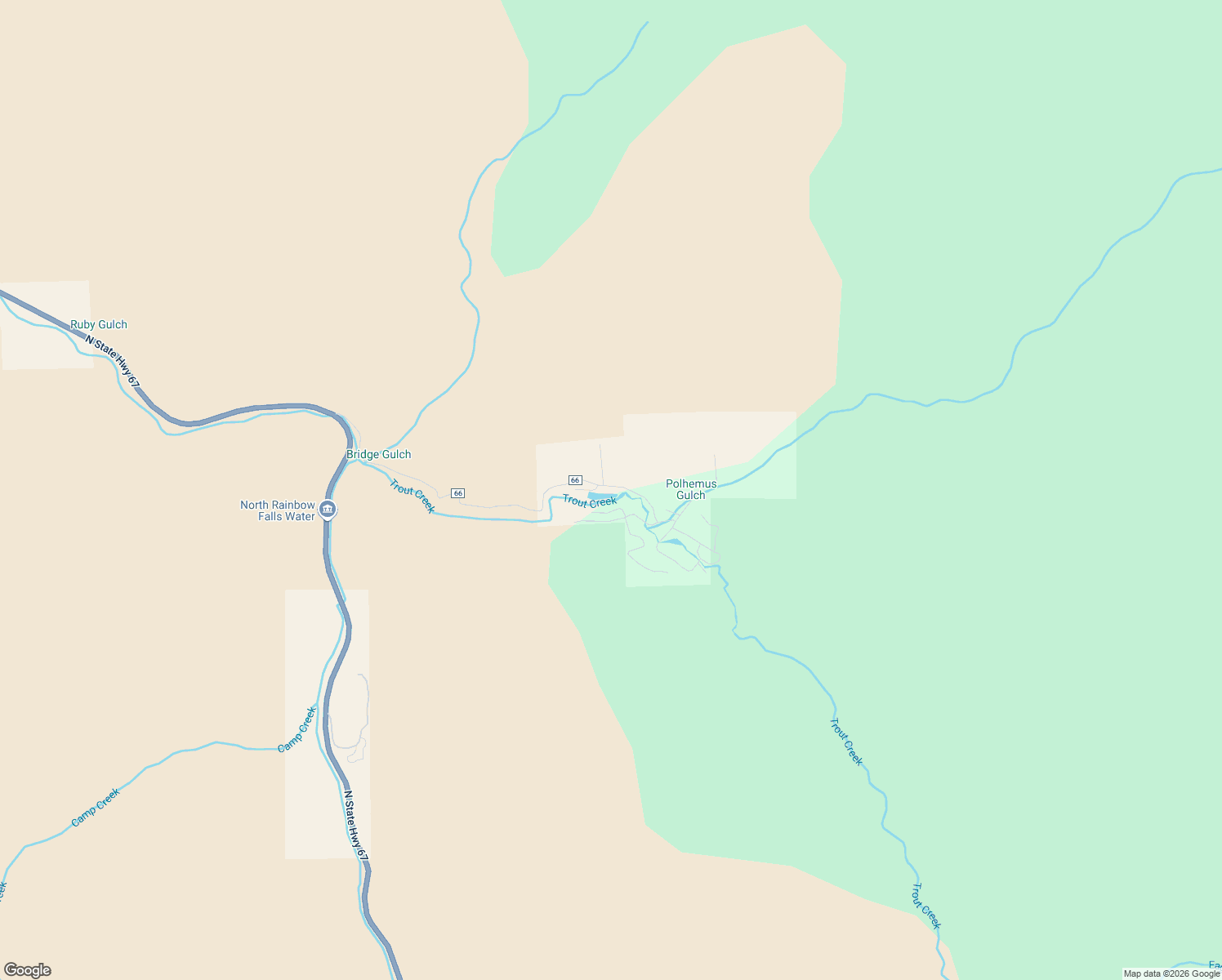 map of restaurants, bars, coffee shops, grocery stores, and more near 15106 Rainbow Drive in Sedalia