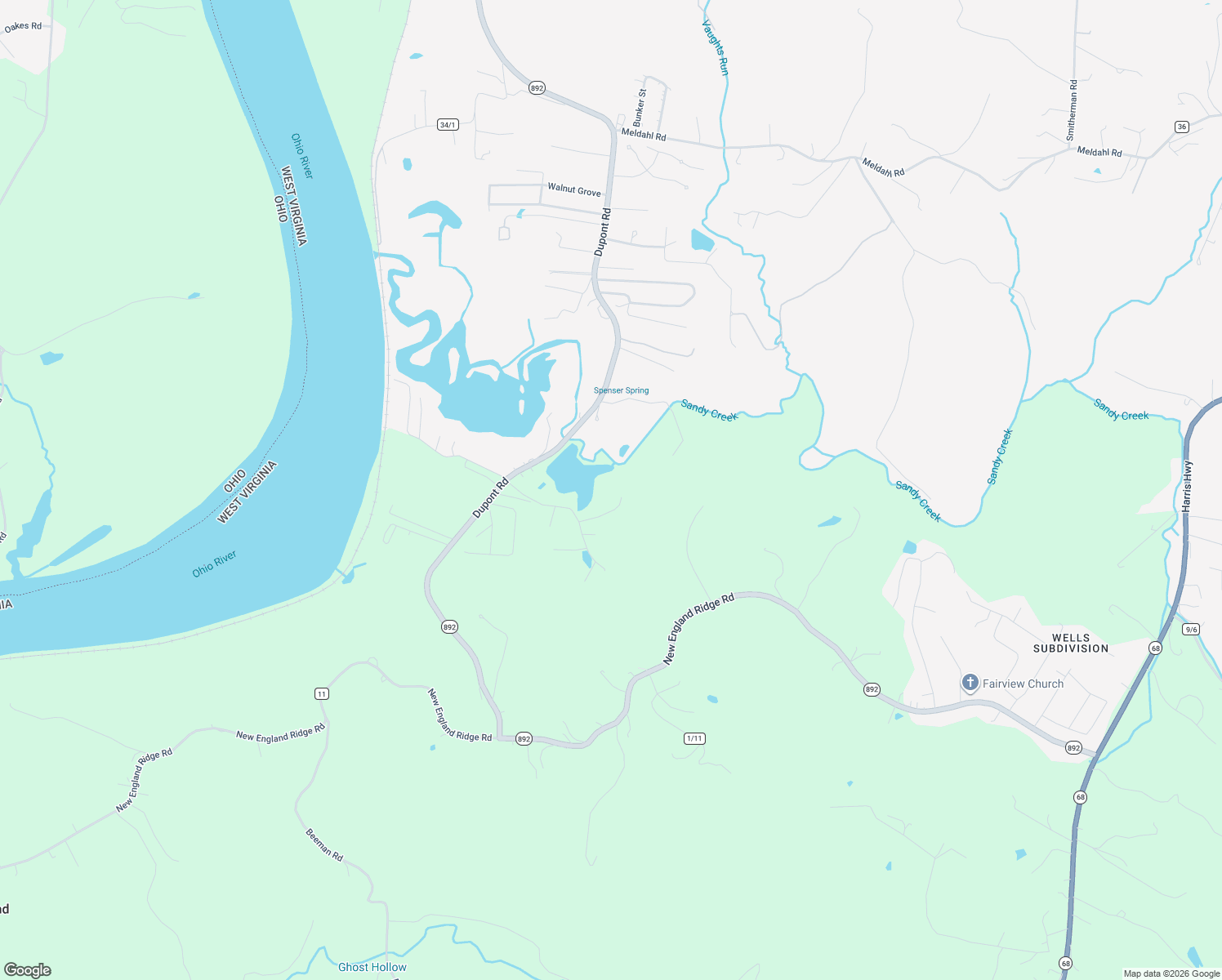 map of restaurants, bars, coffee shops, grocery stores, and more near 1-199 Dover Road in Washington