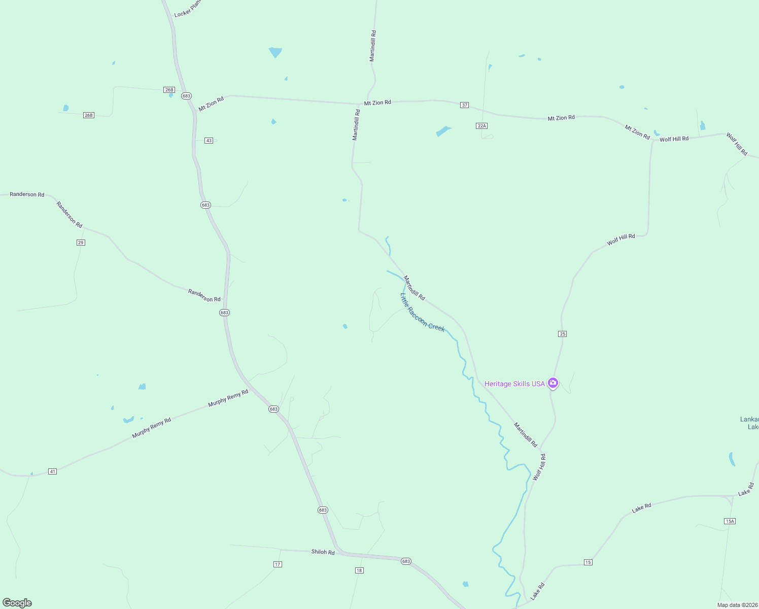 map of restaurants, bars, coffee shops, grocery stores, and more near 34733 Martindill Road in McArthur