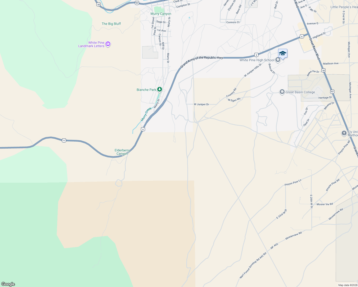 map of restaurants, bars, coffee shops, grocery stores, and more near in Ely