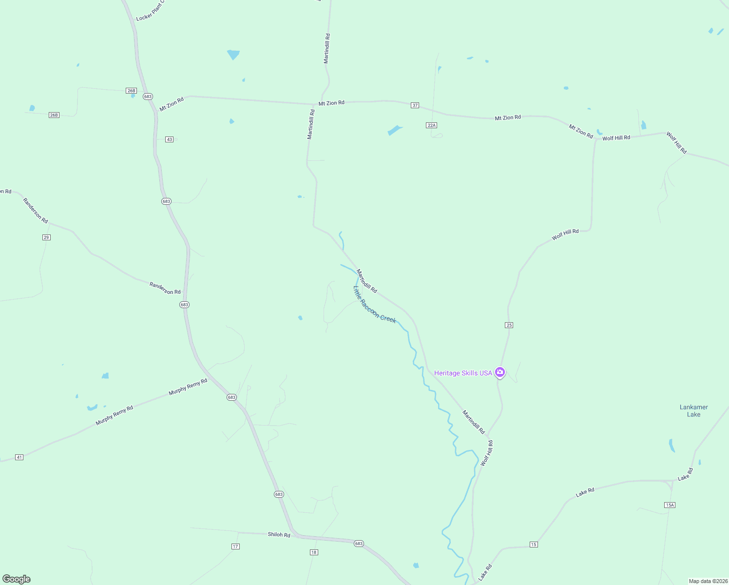 map of restaurants, bars, coffee shops, grocery stores, and more near 34733 Martindill Road in McArthur