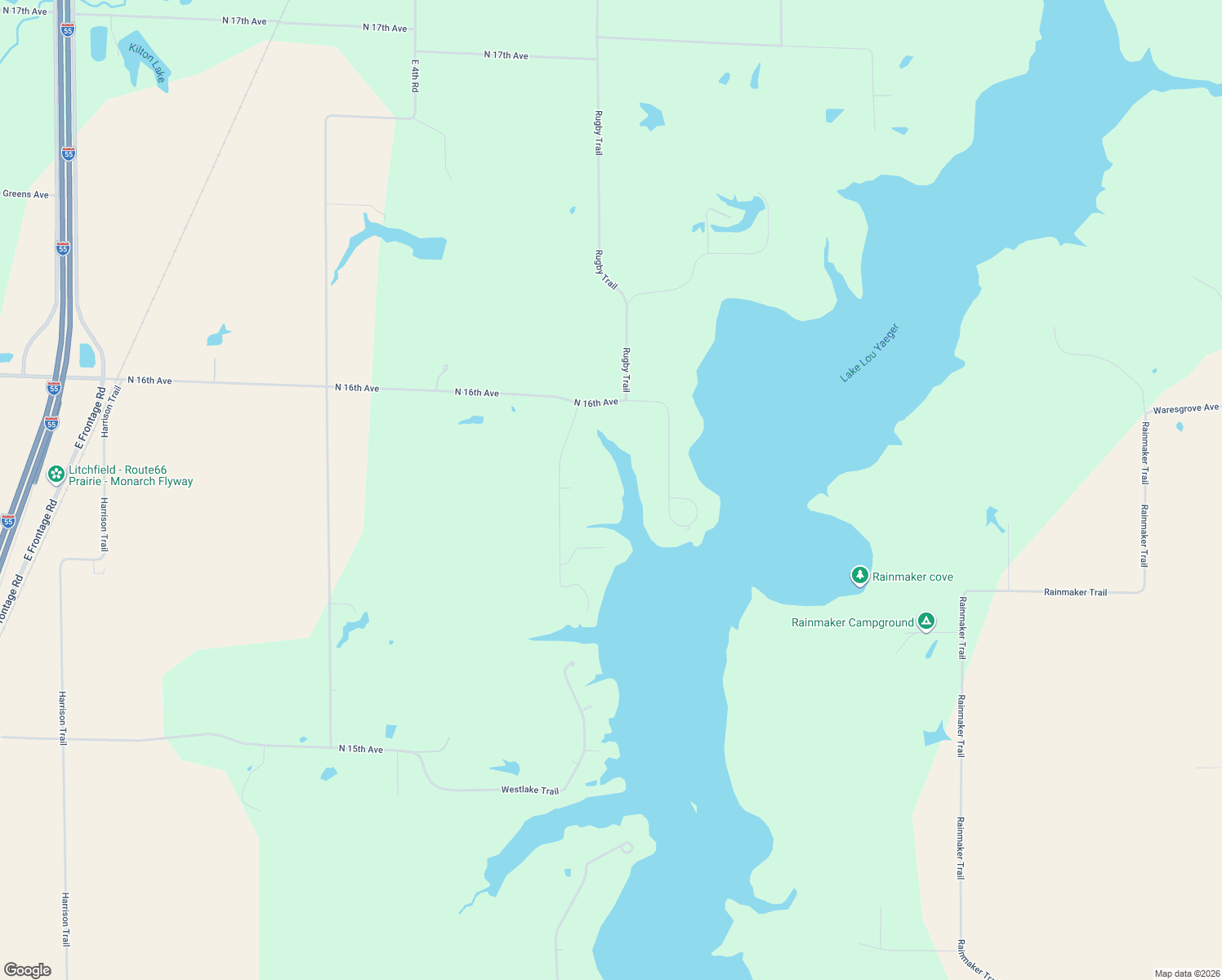 map of restaurants, bars, coffee shops, grocery stores, and more near 7 Forest Ridge Lane in Litchfield