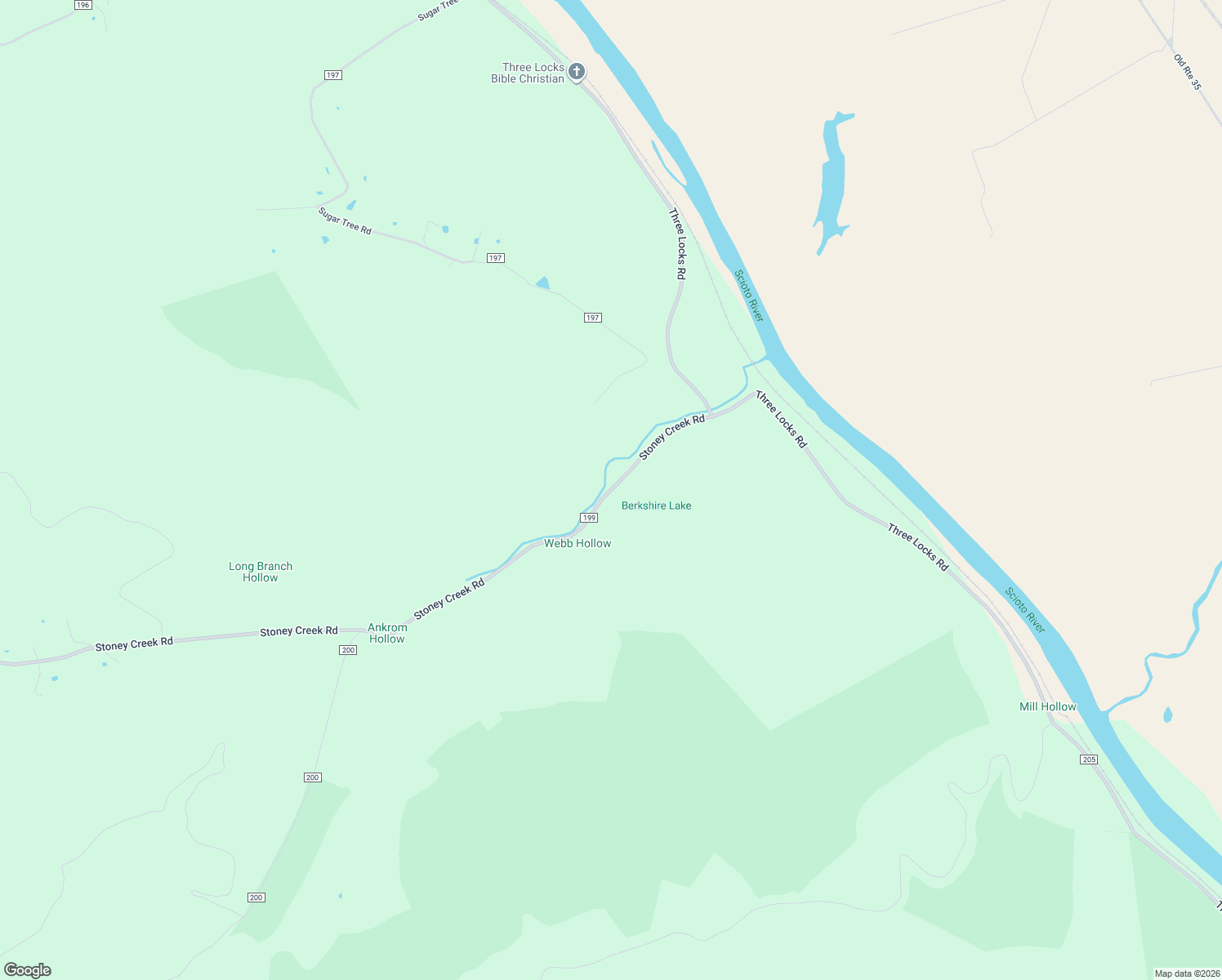 map of restaurants, bars, coffee shops, grocery stores, and more near 5215 Stoney Creek Road in Chillicothe