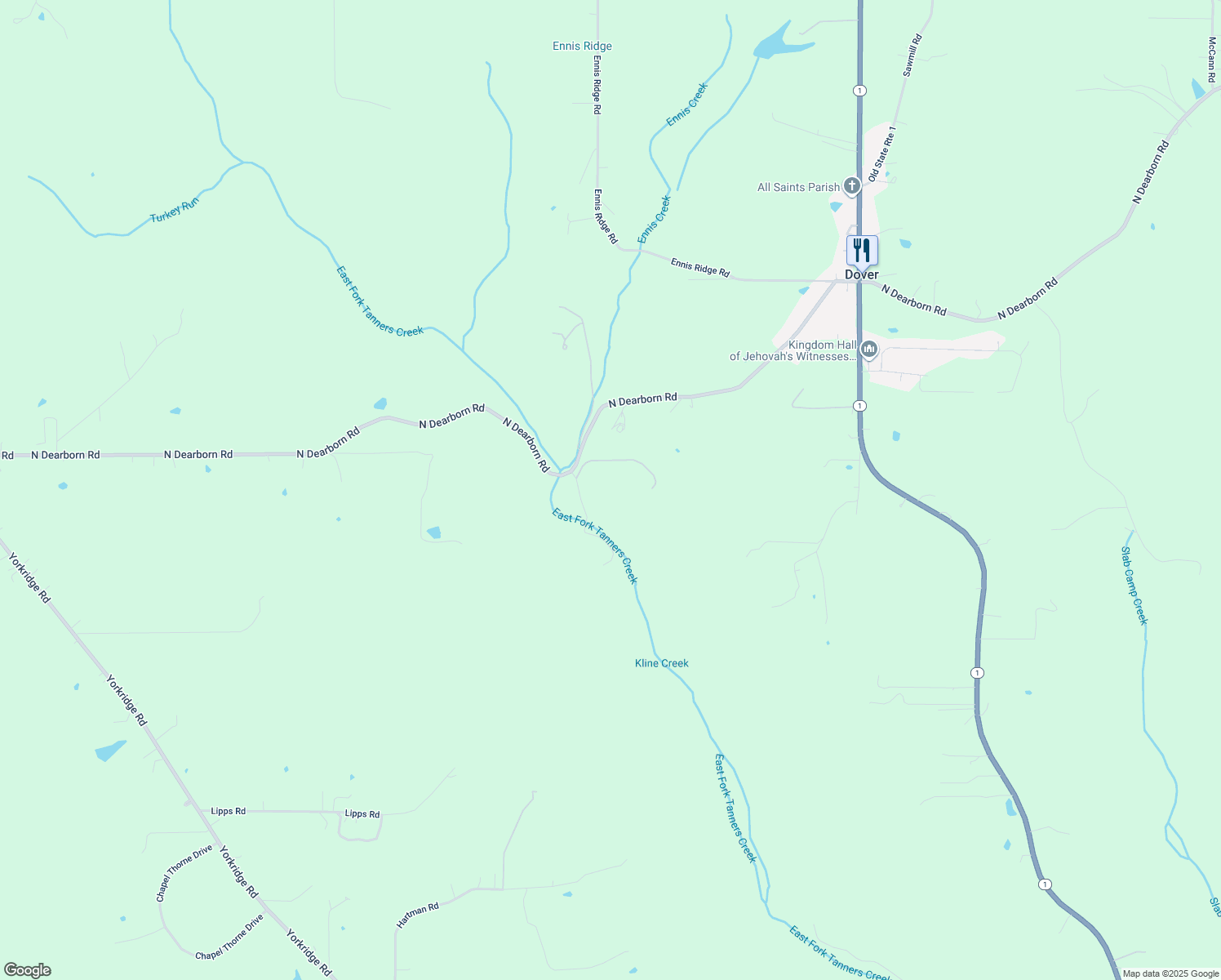 map of restaurants, bars, coffee shops, grocery stores, and more near in Guilford