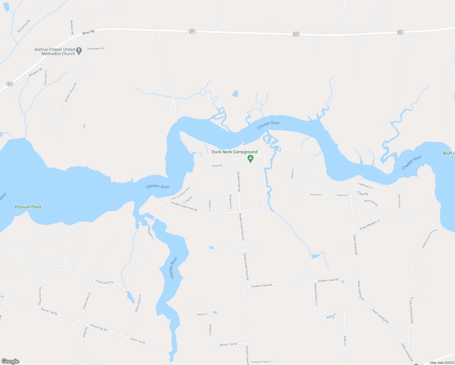 map of restaurants, bars, coffee shops, grocery stores, and more near 229 Merganser Drive in Chestertown