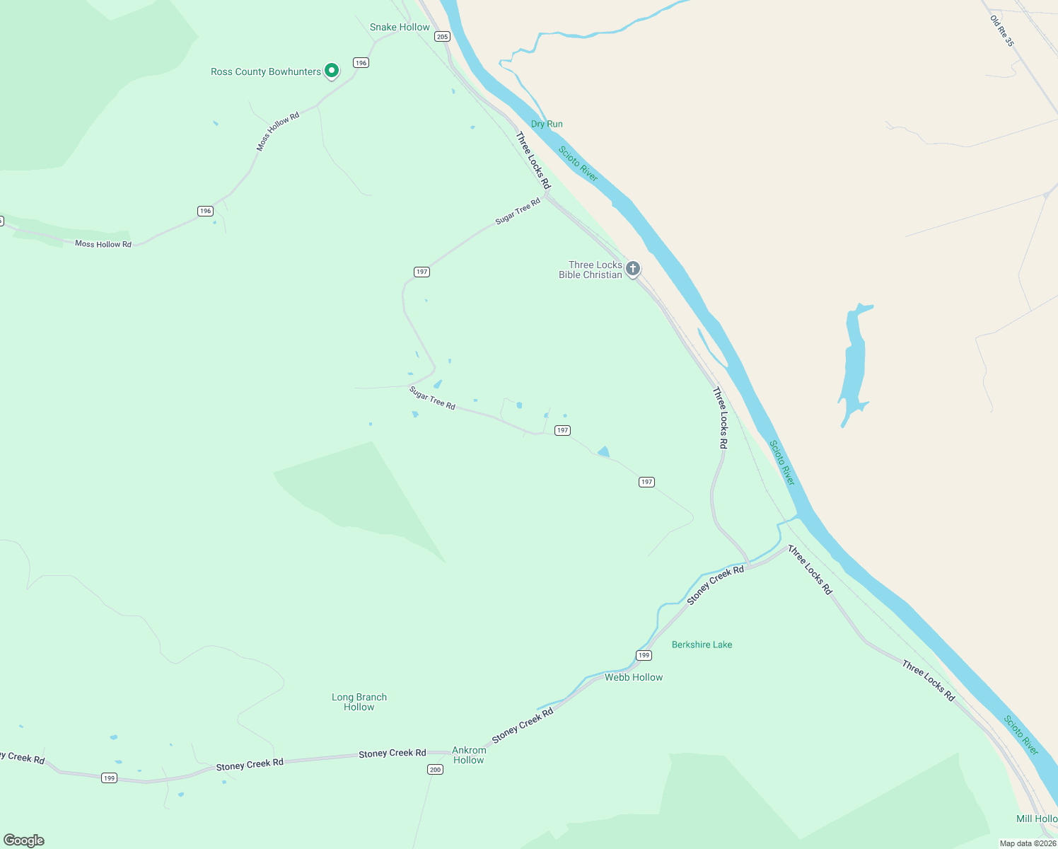 map of restaurants, bars, coffee shops, grocery stores, and more near 1336 Sugar Tree Road in Chillicothe