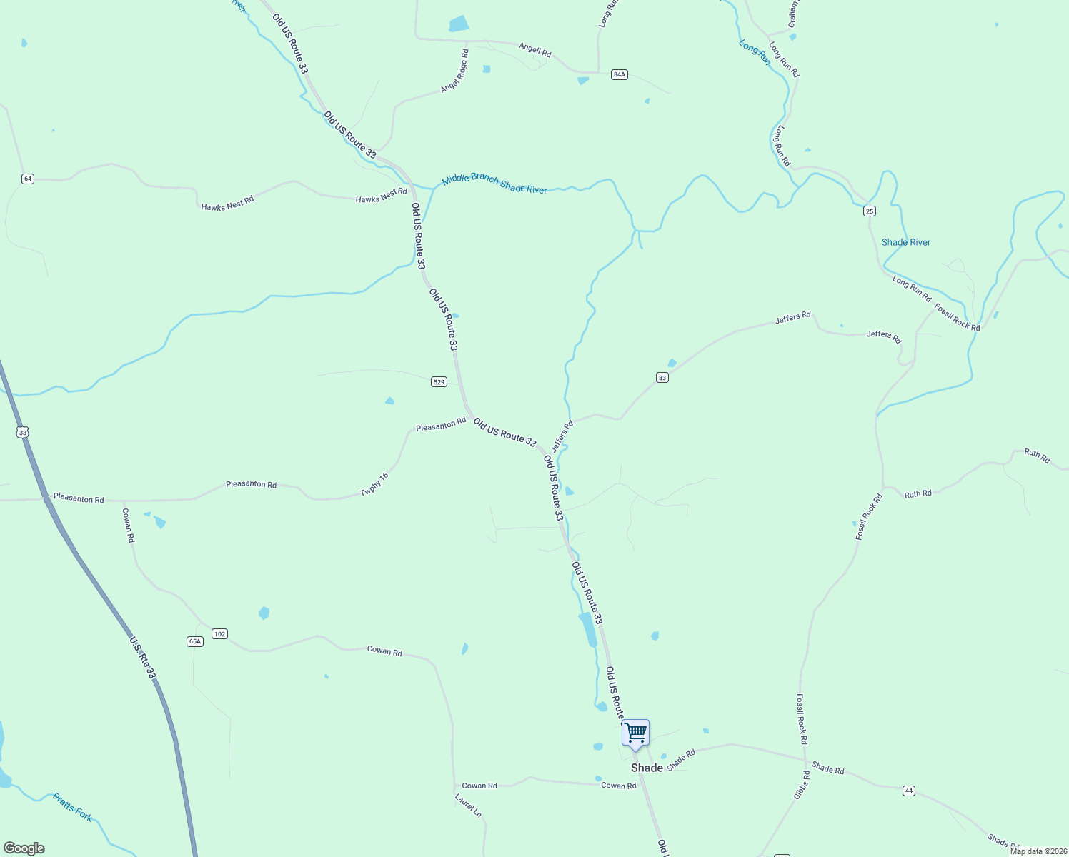 map of restaurants, bars, coffee shops, grocery stores, and more near 13630 Jeffers Road in Athens