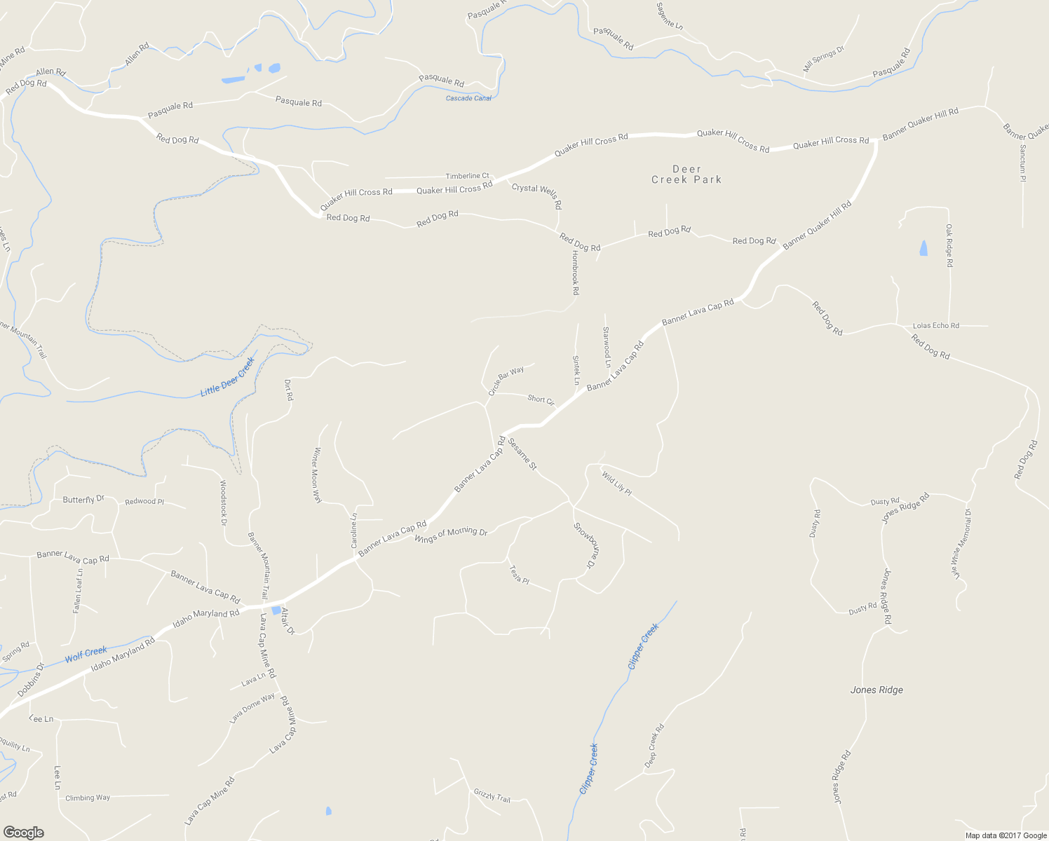 map of restaurants, bars, coffee shops, grocery stores, and more near 14588 Banner Lava Cap Road in Nevada City