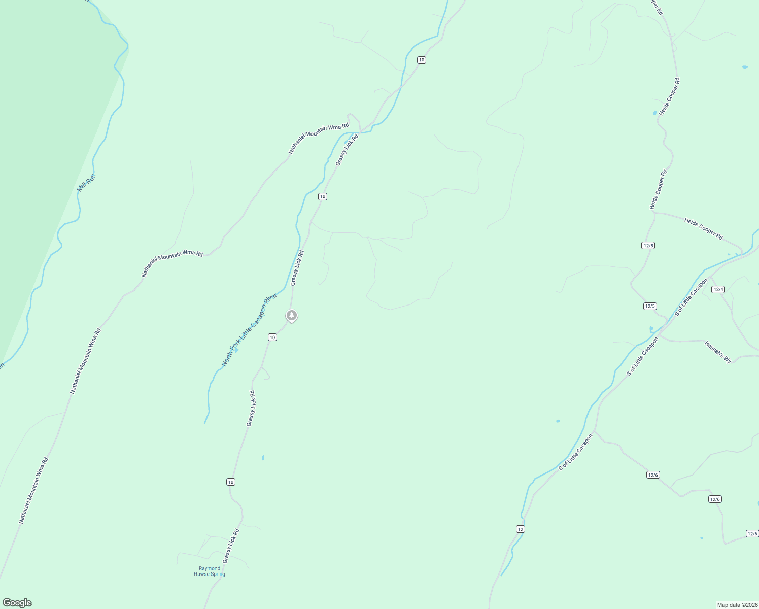 map of restaurants, bars, coffee shops, grocery stores, and more near 314 High Mountain View Road in Romney