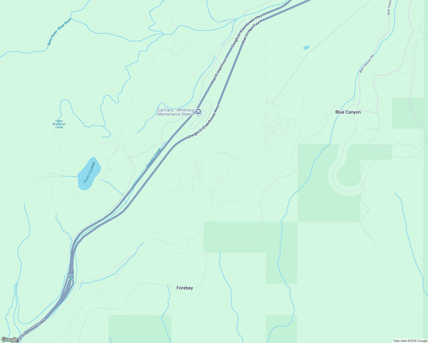map of restaurants, bars, coffee shops, grocery stores, and more near 38757 Kearsarge Mill Road in Alta