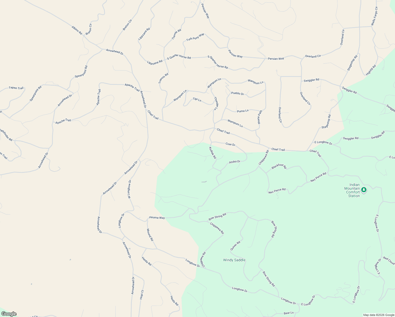 map of restaurants, bars, coffee shops, grocery stores, and more near 178 Cheyenne Road in Jefferson