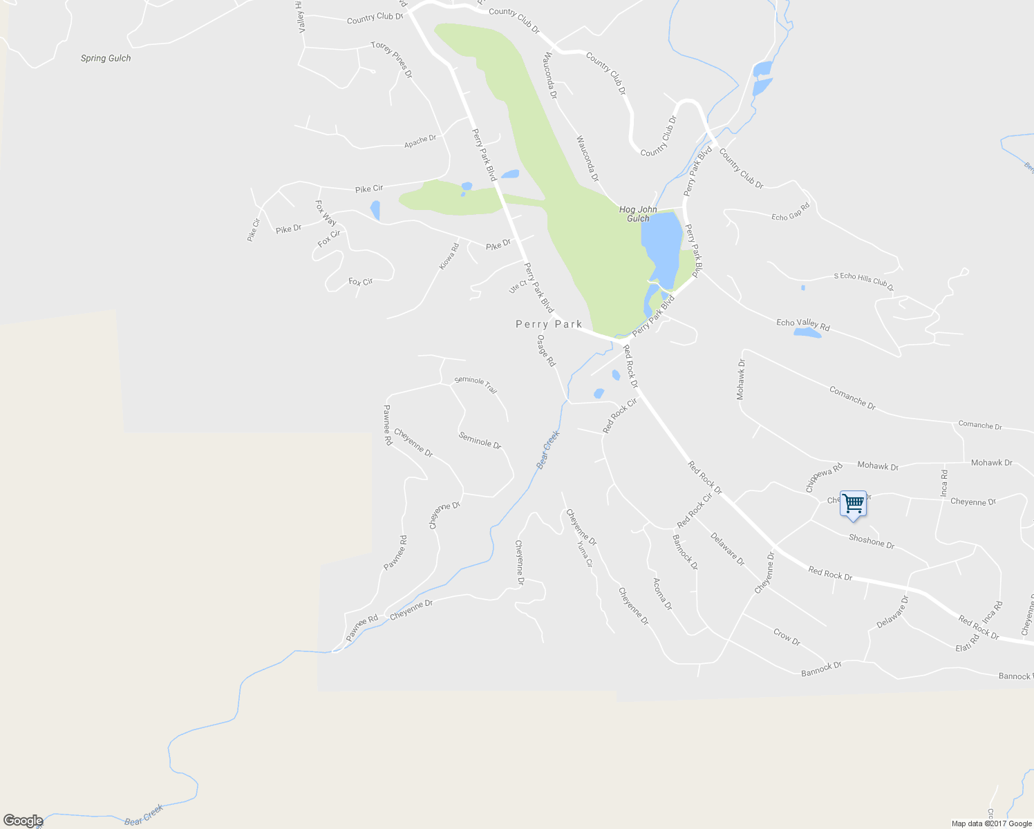 map of restaurants, bars, coffee shops, grocery stores, and more near 5785 Seminole Trail in Larkspur