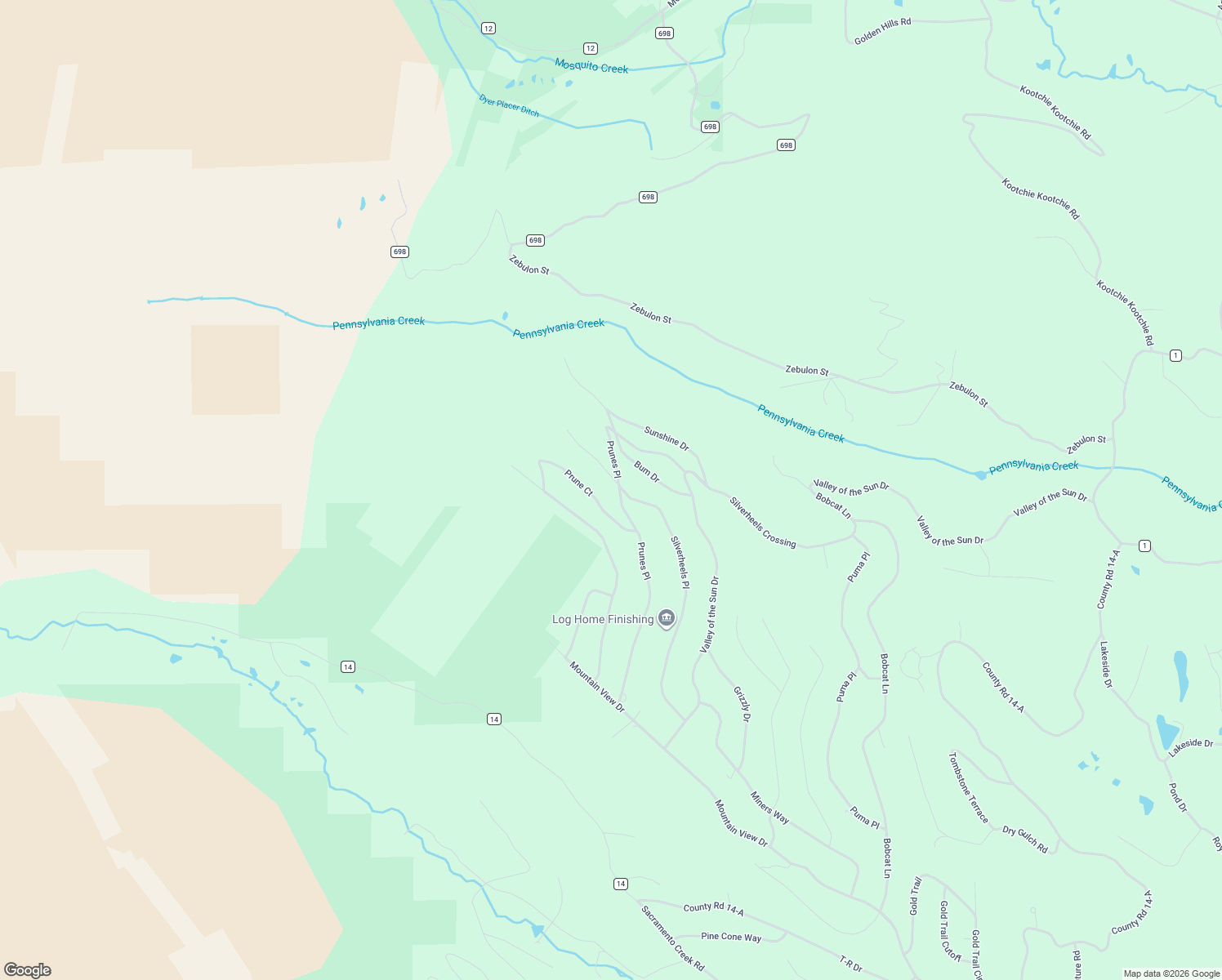 map of restaurants, bars, coffee shops, grocery stores, and more near 49 Silverheels Place in Fairplay