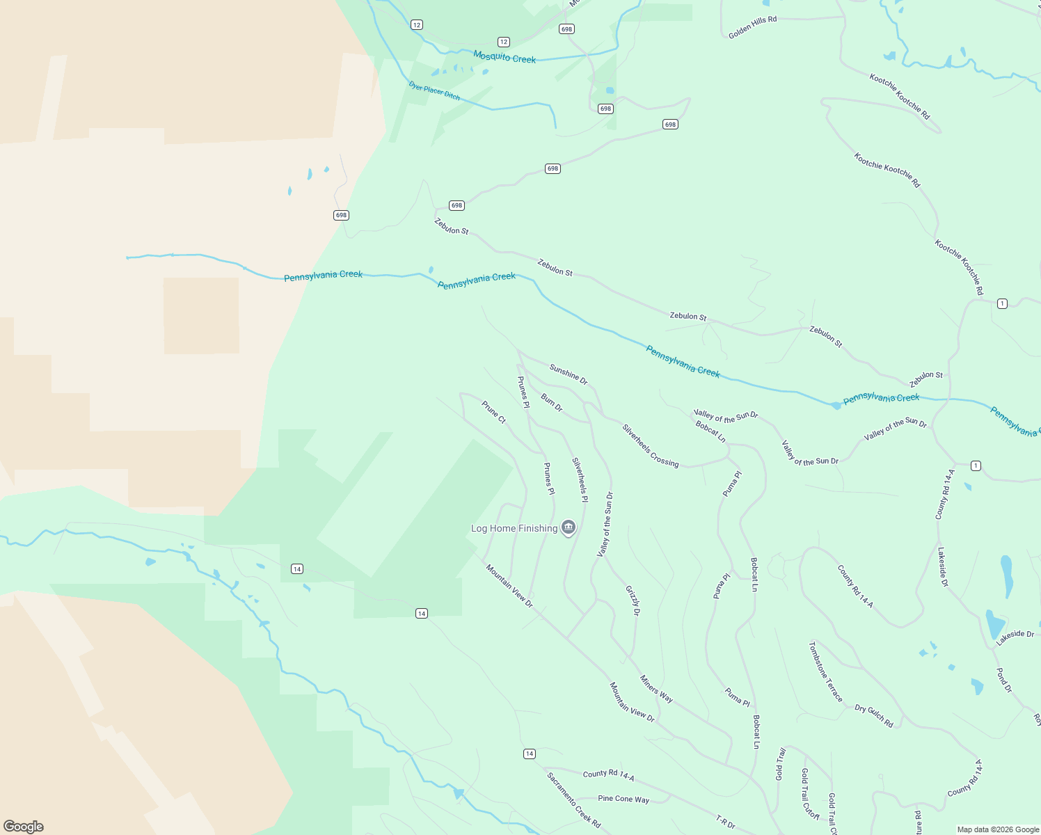 map of restaurants, bars, coffee shops, grocery stores, and more near 49 Silverheels Place in Fairplay
