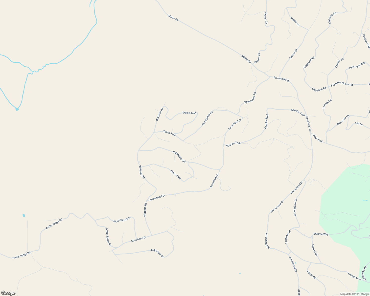 map of restaurants, bars, coffee shops, grocery stores, and more near 1049 Teton Trail in Jefferson