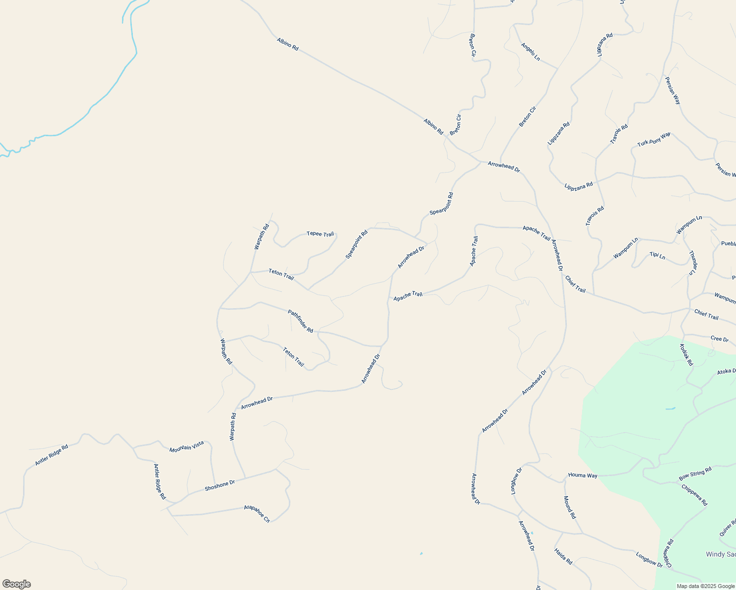 map of restaurants, bars, coffee shops, grocery stores, and more near 224 Apache Trail in Jefferson