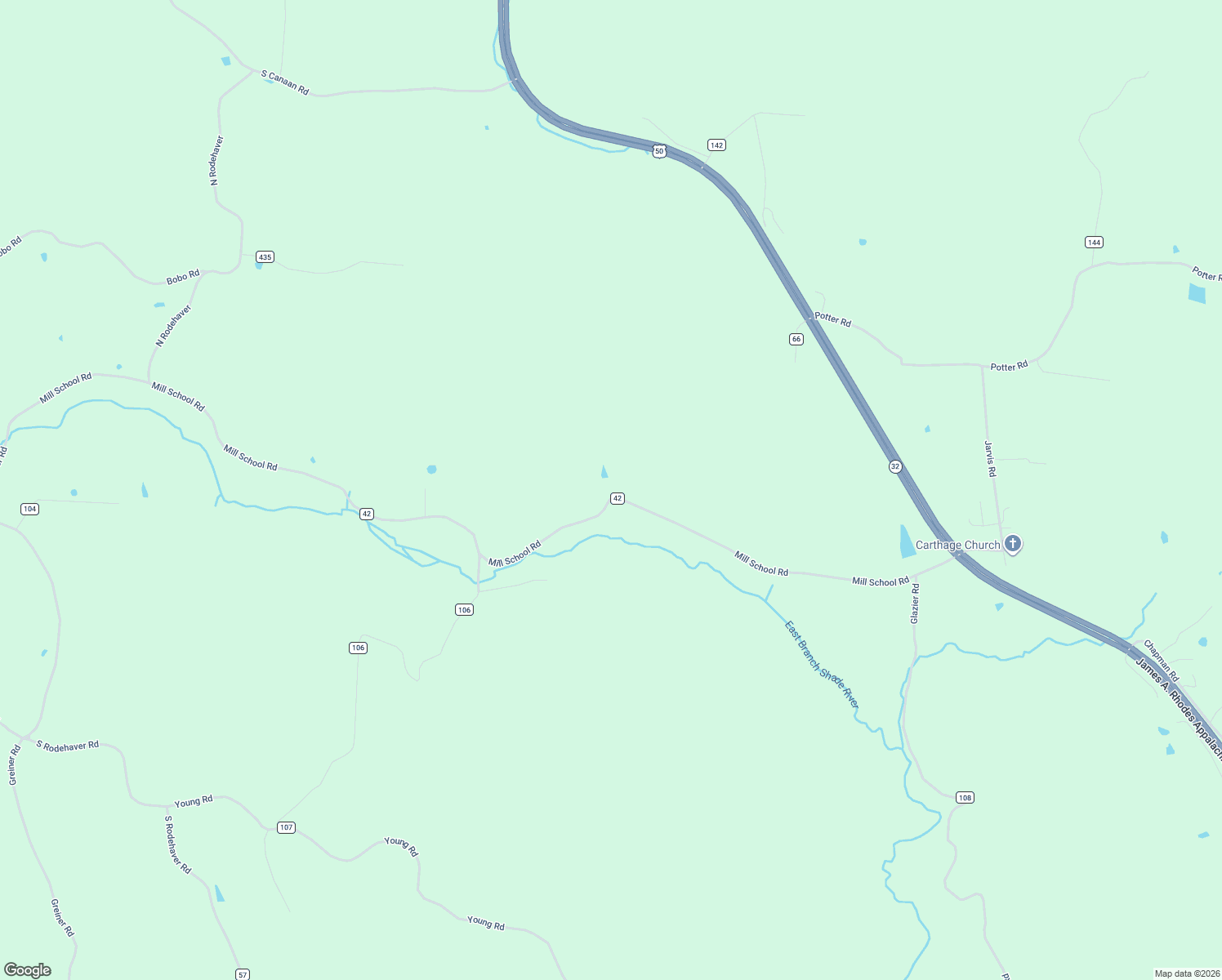 map of restaurants, bars, coffee shops, grocery stores, and more near 19656 Mill School Road in Guysville