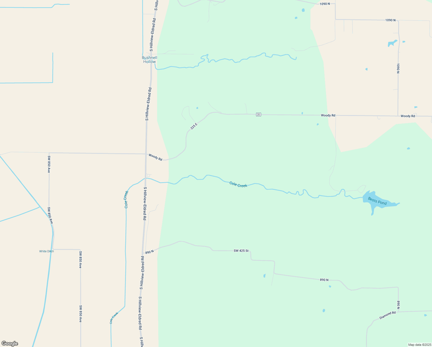 map of restaurants, bars, coffee shops, grocery stores, and more near in Eldred