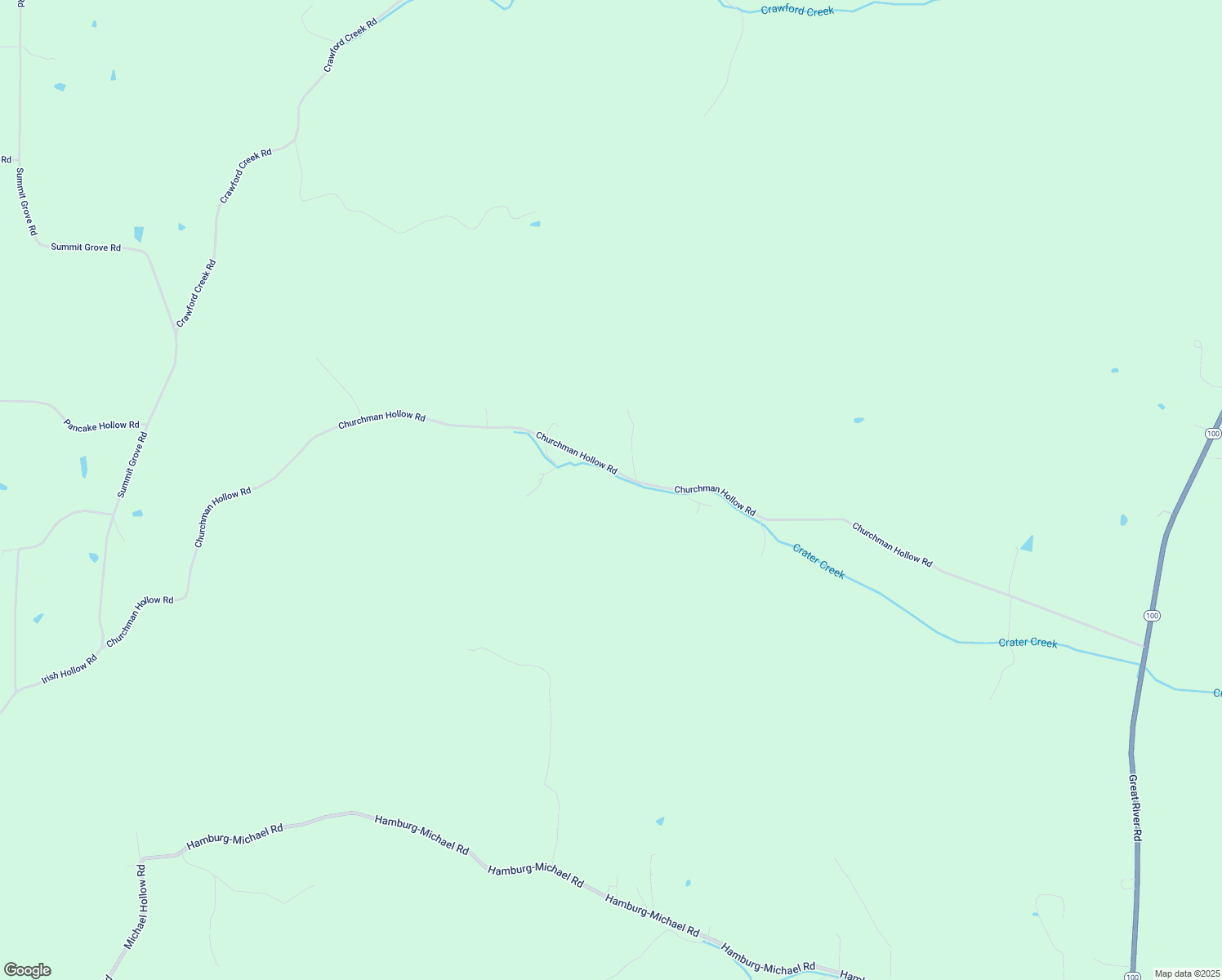 map of restaurants, bars, coffee shops, grocery stores, and more near 1401 Churchman Hollow Road in Kampsville