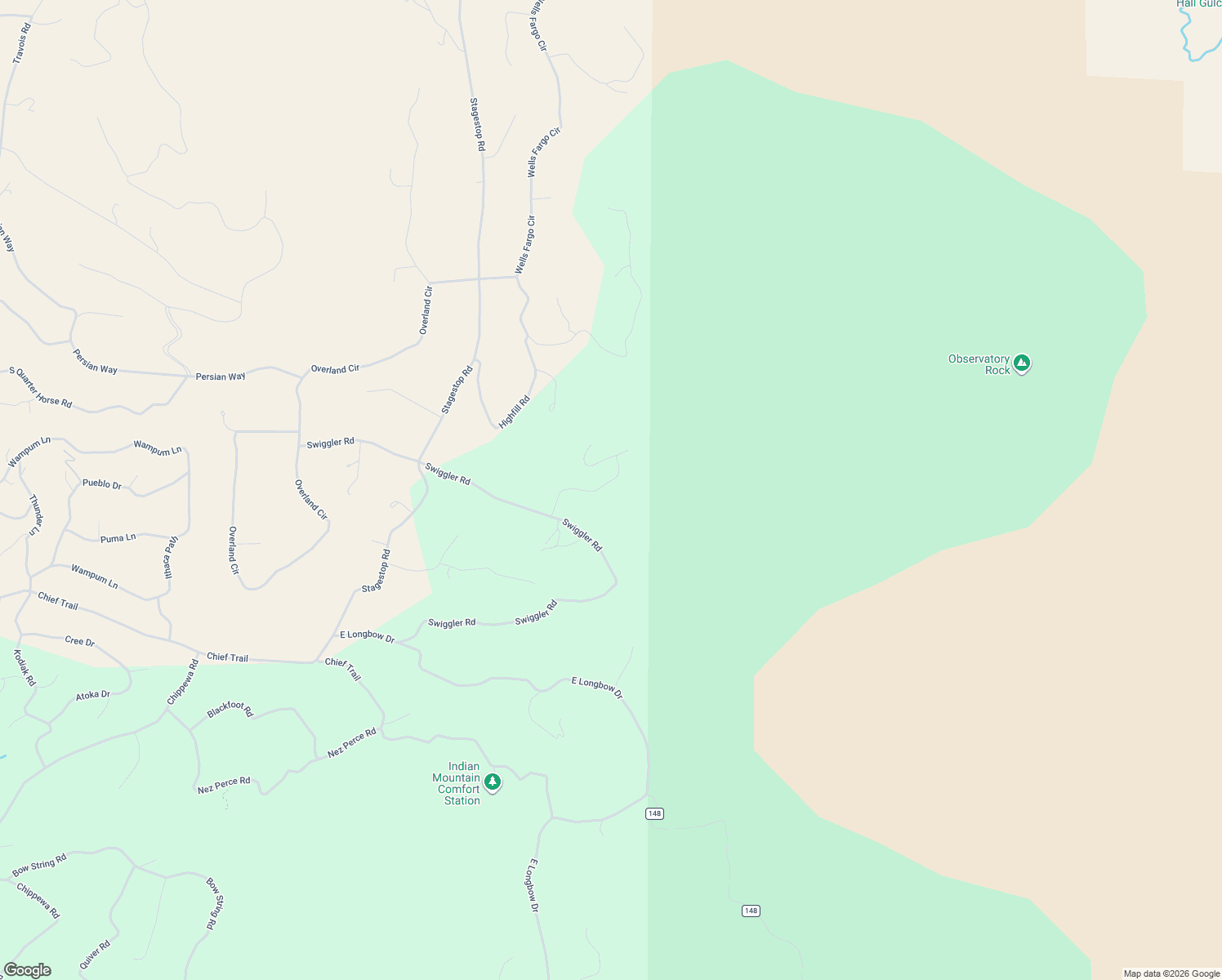 map of restaurants, bars, coffee shops, grocery stores, and more near 150 Ambush Lane in Jefferson