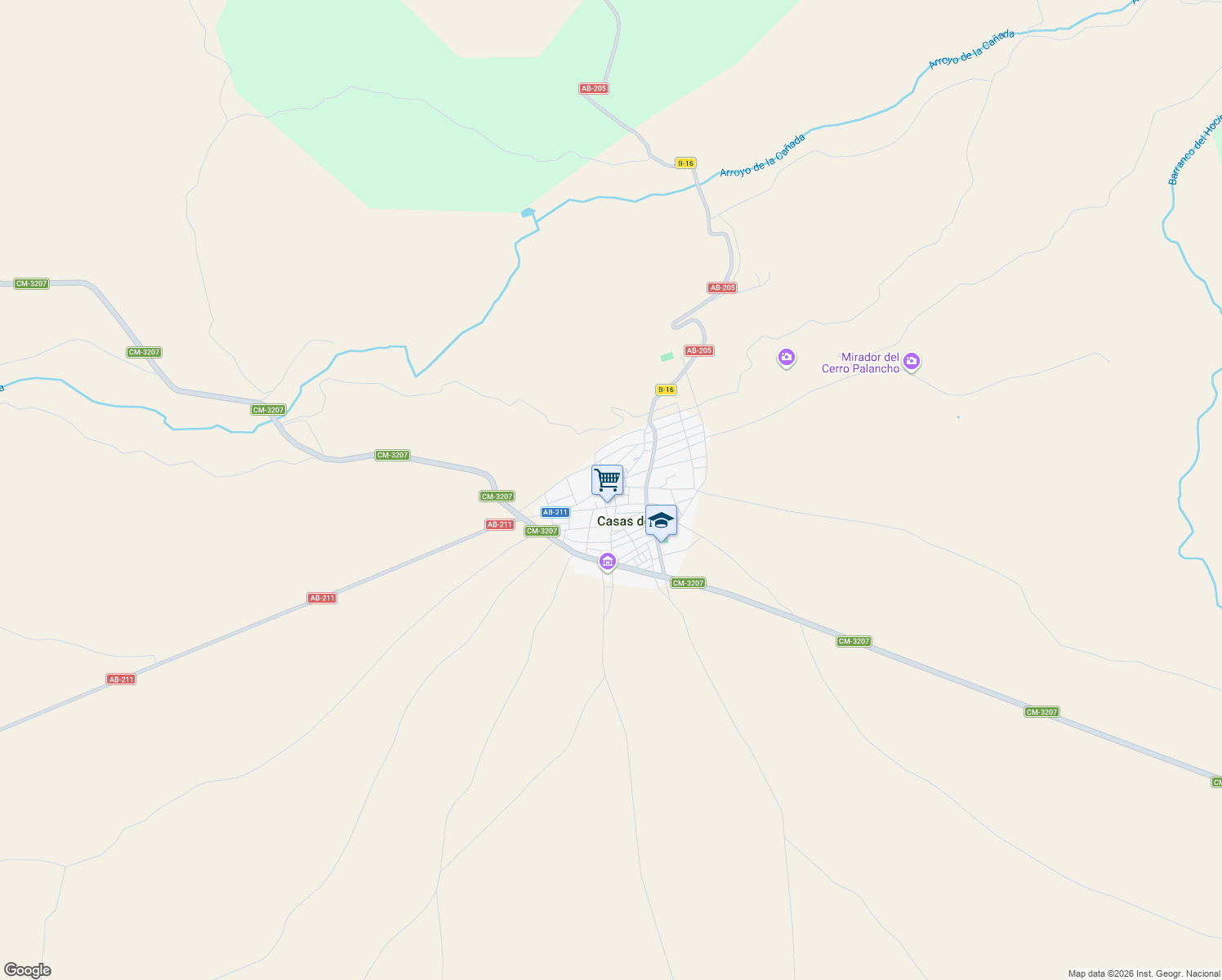 map of restaurants, bars, coffee shops, grocery stores, and more near 5 Calle la Marquesa in Casas de Ves