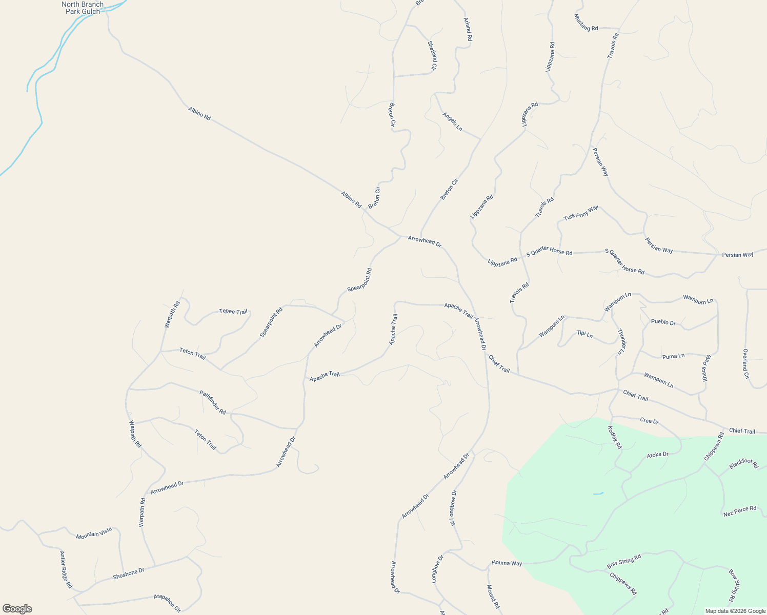 map of restaurants, bars, coffee shops, grocery stores, and more near 791 Apache Trail in Jefferson