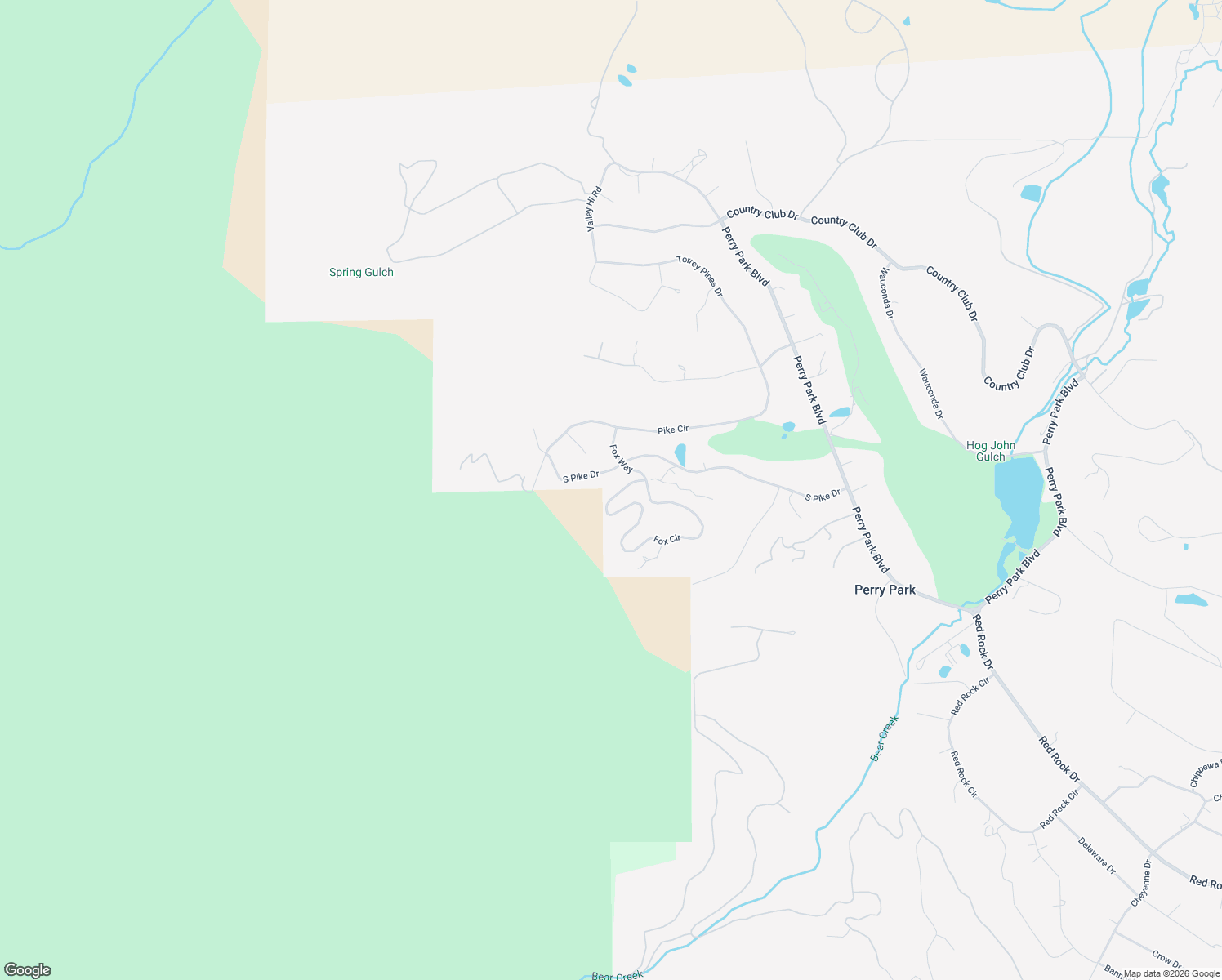 map of restaurants, bars, coffee shops, grocery stores, and more near 6478 South Pike Court in Larkspur