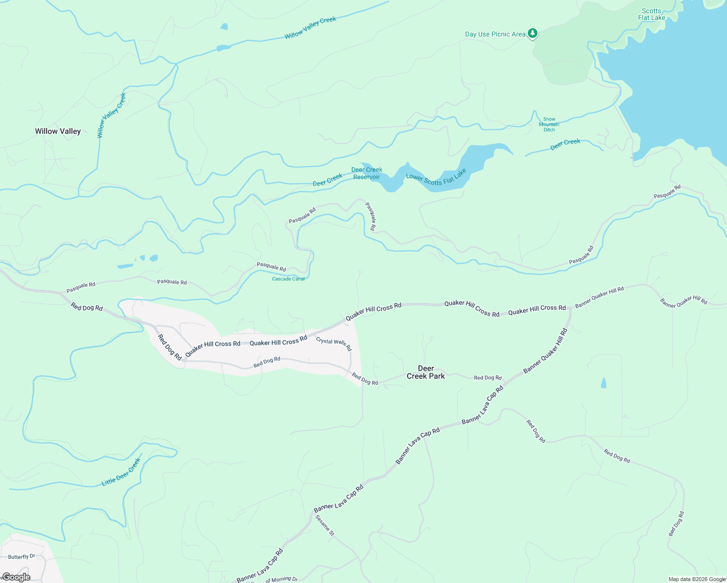 map of restaurants, bars, coffee shops, grocery stores, and more near 13676 Quaker Hill Cross Road in Nevada City