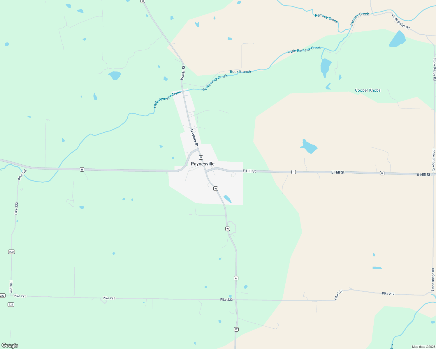 map of restaurants, bars, coffee shops, grocery stores, and more near 119 South Main in Paynesville