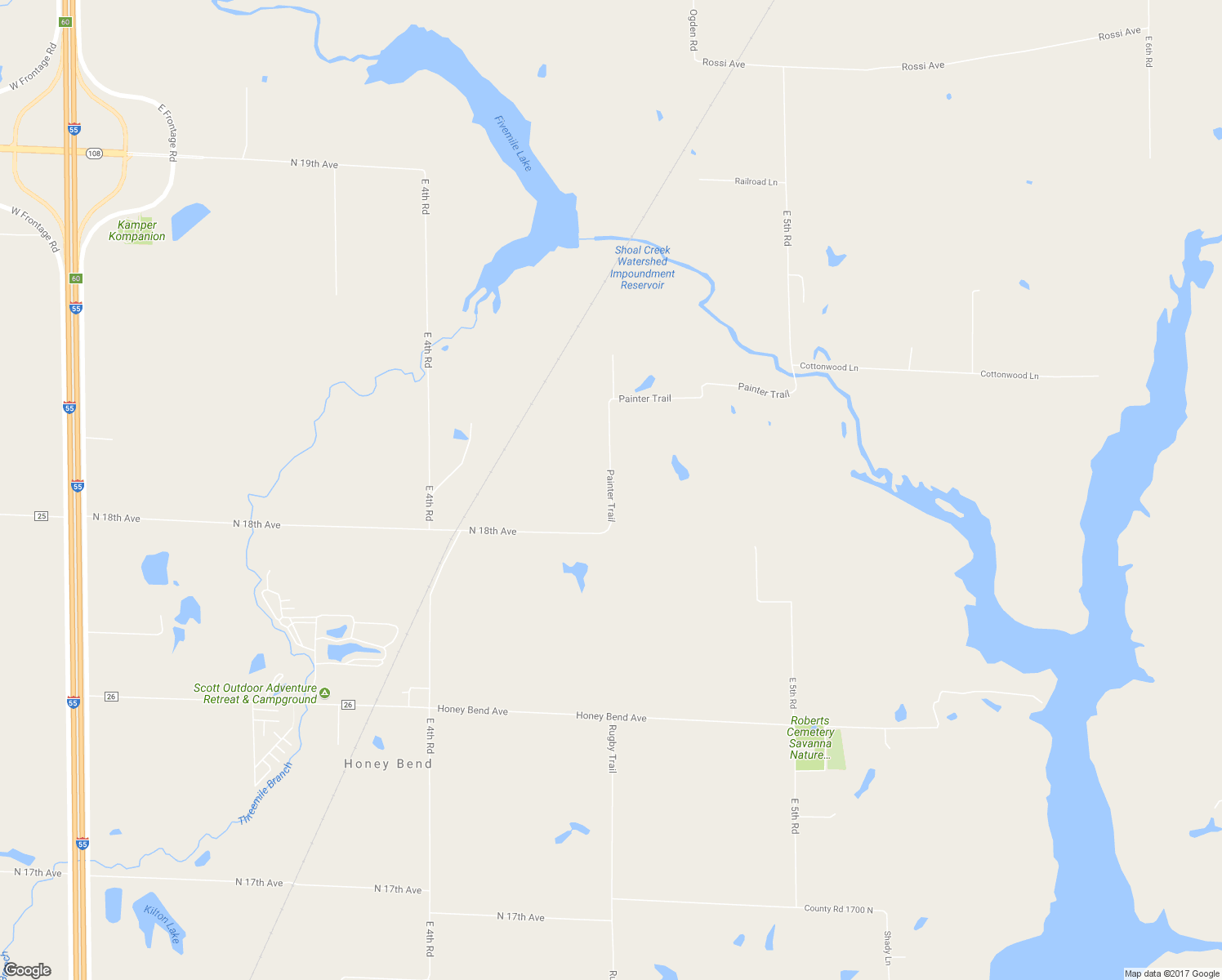 map of restaurants, bars, coffee shops, grocery stores, and more near 18054 Painter Trail in Litchfield