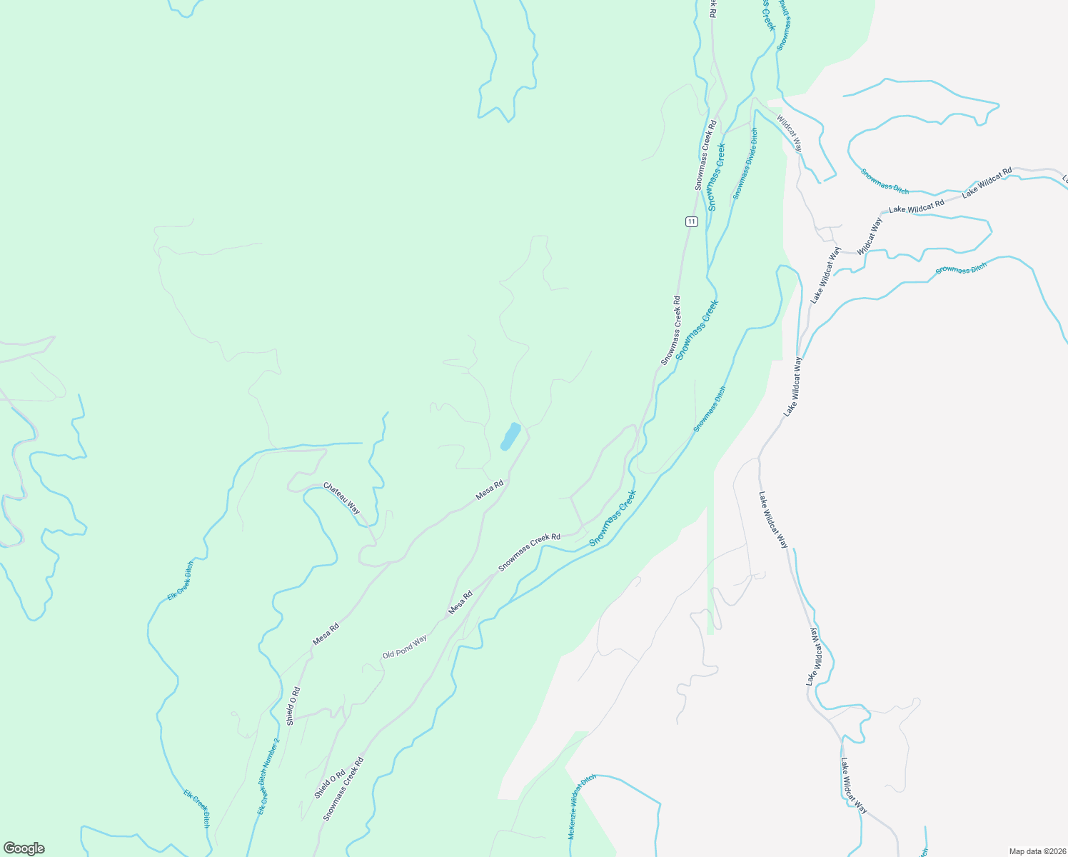 map of restaurants, bars, coffee shops, grocery stores, and more near 183 Rural Mountain Road in Snowmass