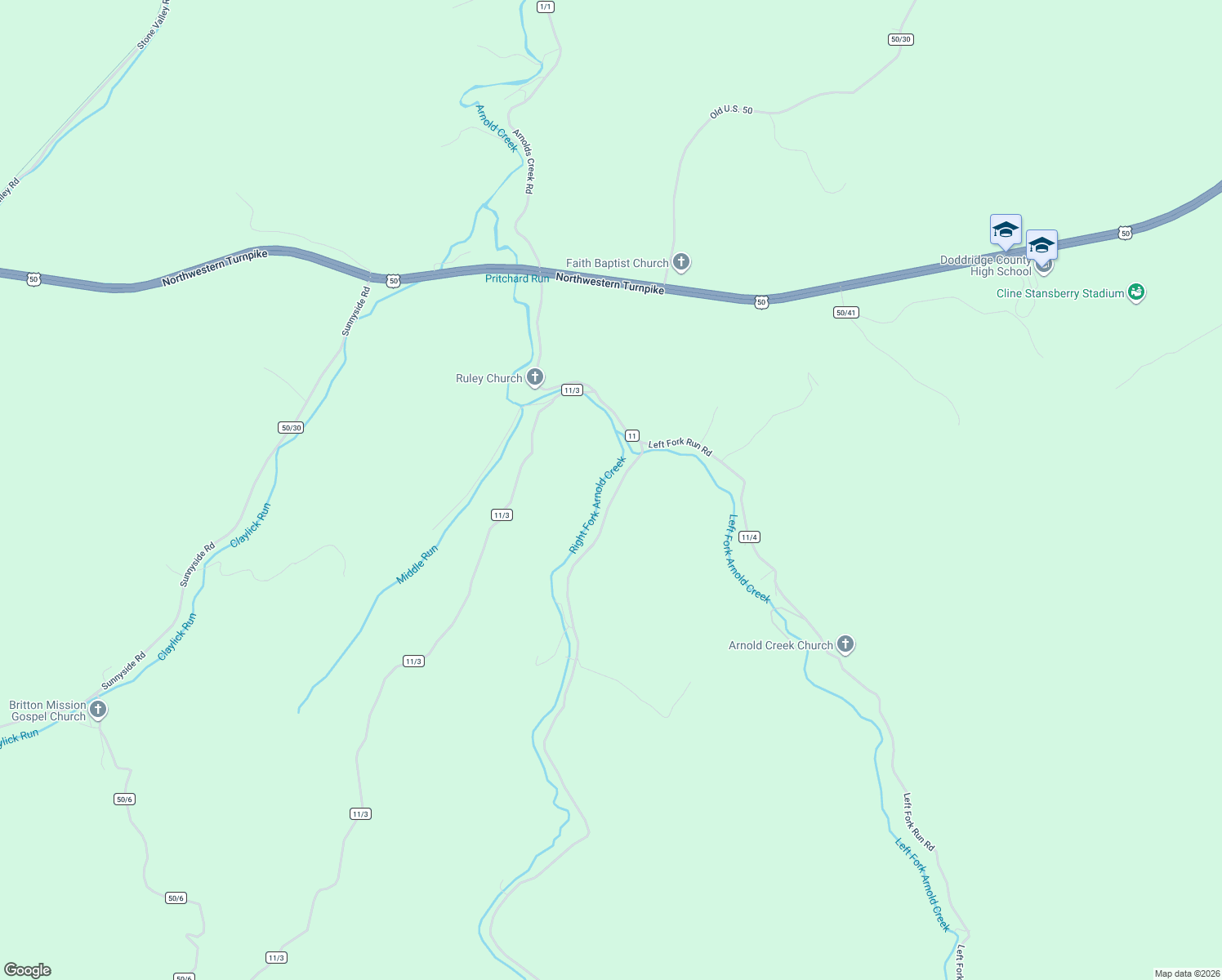 map of restaurants, bars, coffee shops, grocery stores, and more near 883 Arnolds Creek Road in West Union