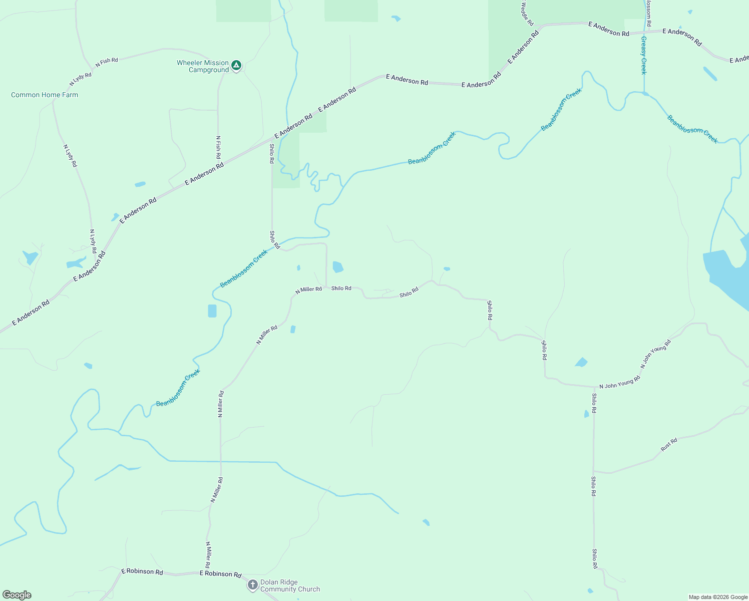 map of restaurants, bars, coffee shops, grocery stores, and more near 7937 Shilo Road in Unionville