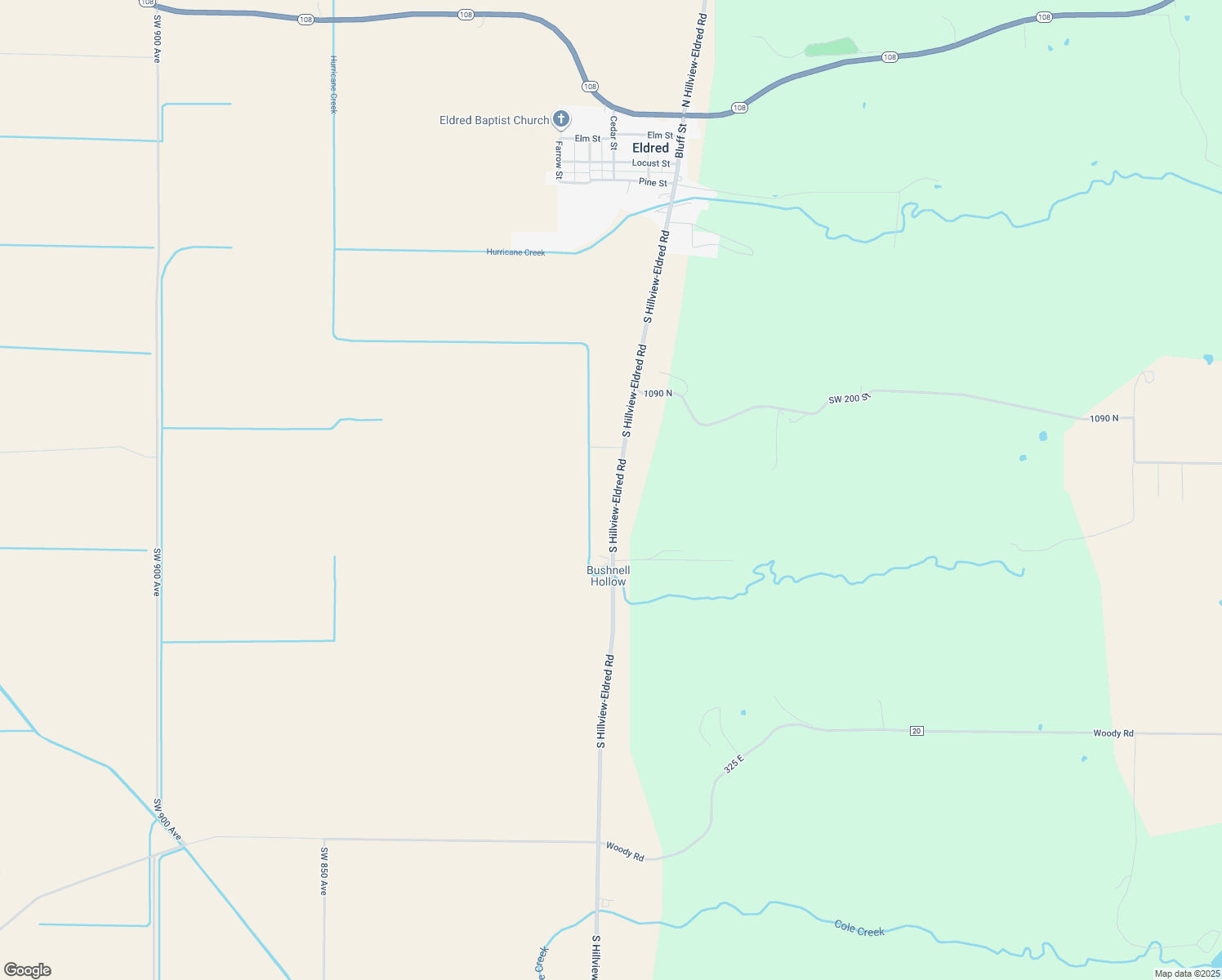 map of restaurants, bars, coffee shops, grocery stores, and more near 226 South Hillview-Eldred Road in Eldred