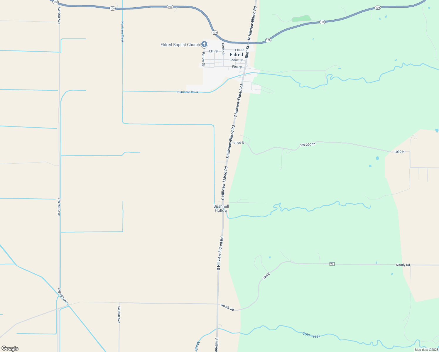 map of restaurants, bars, coffee shops, grocery stores, and more near 226 South Hillview-Eldred Road in Eldred